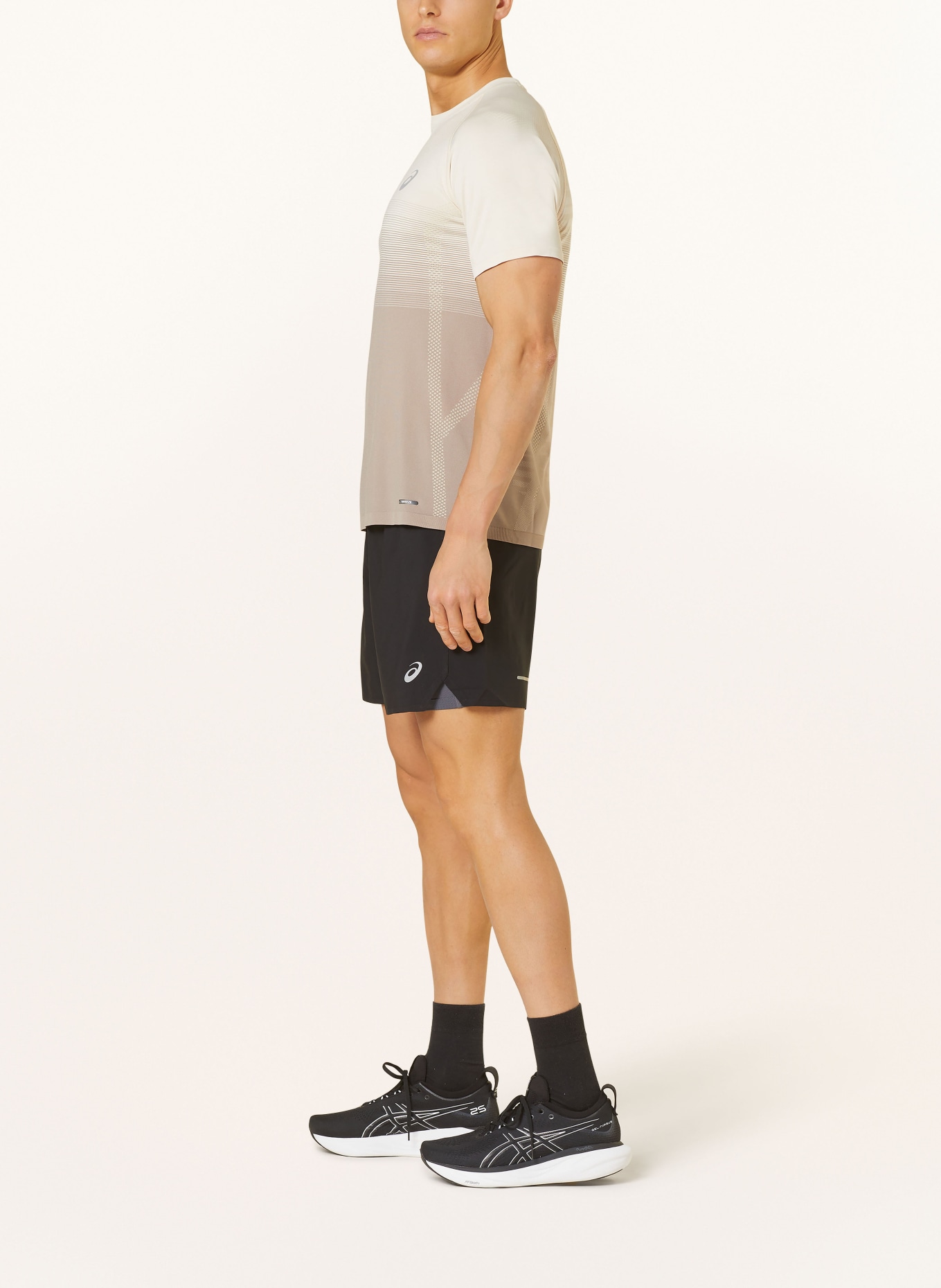 ASICS 2-in-1 running shorts ROAD, Color: BLACK (Image 4)