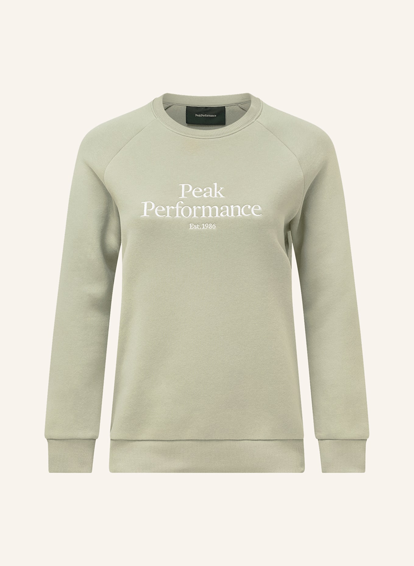 Peak Performance Sweatshirt, Color: GREEN (Image 1)