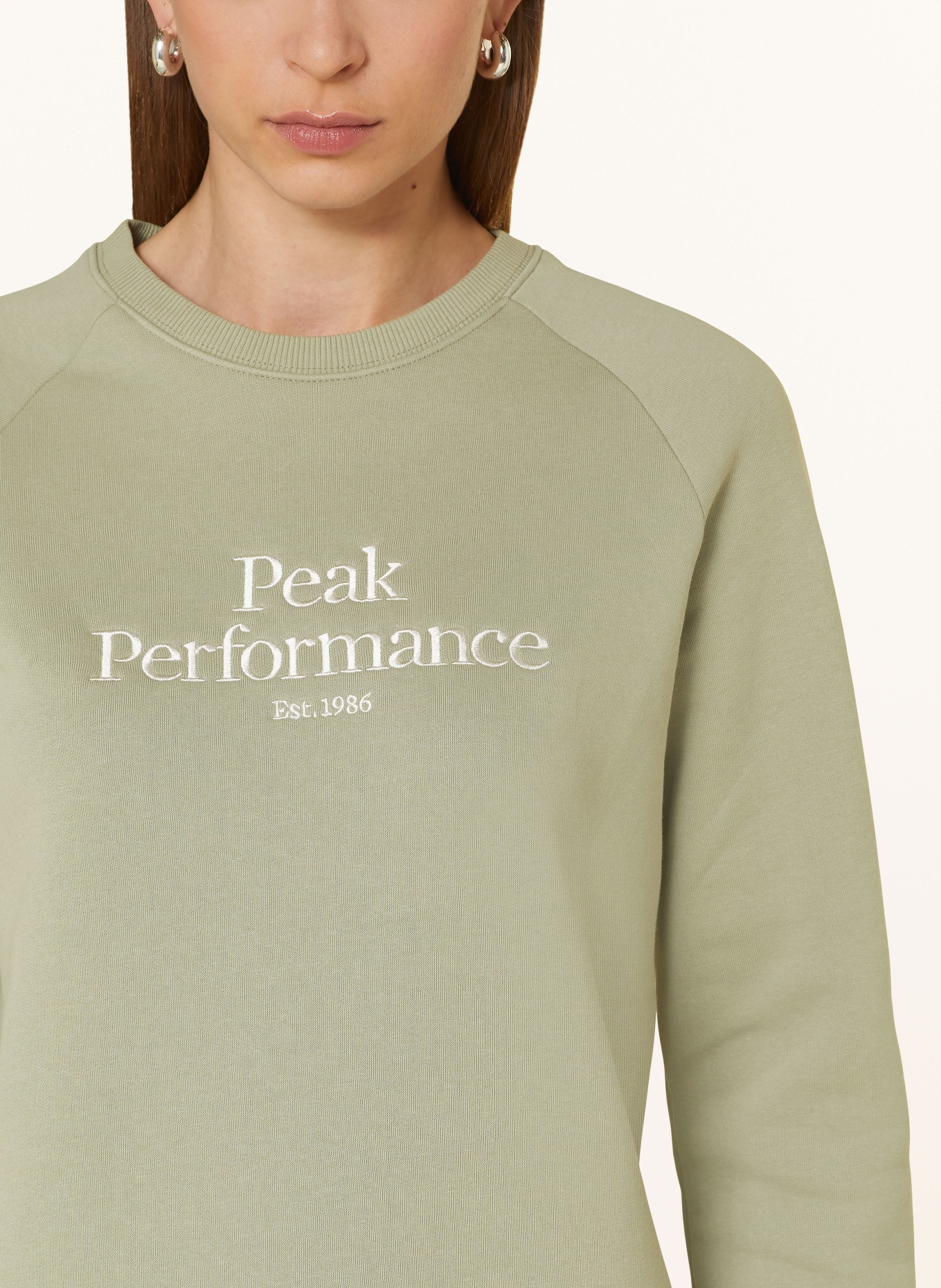 Peak Performance Sweatshirt, Color: GREEN (Image 4)