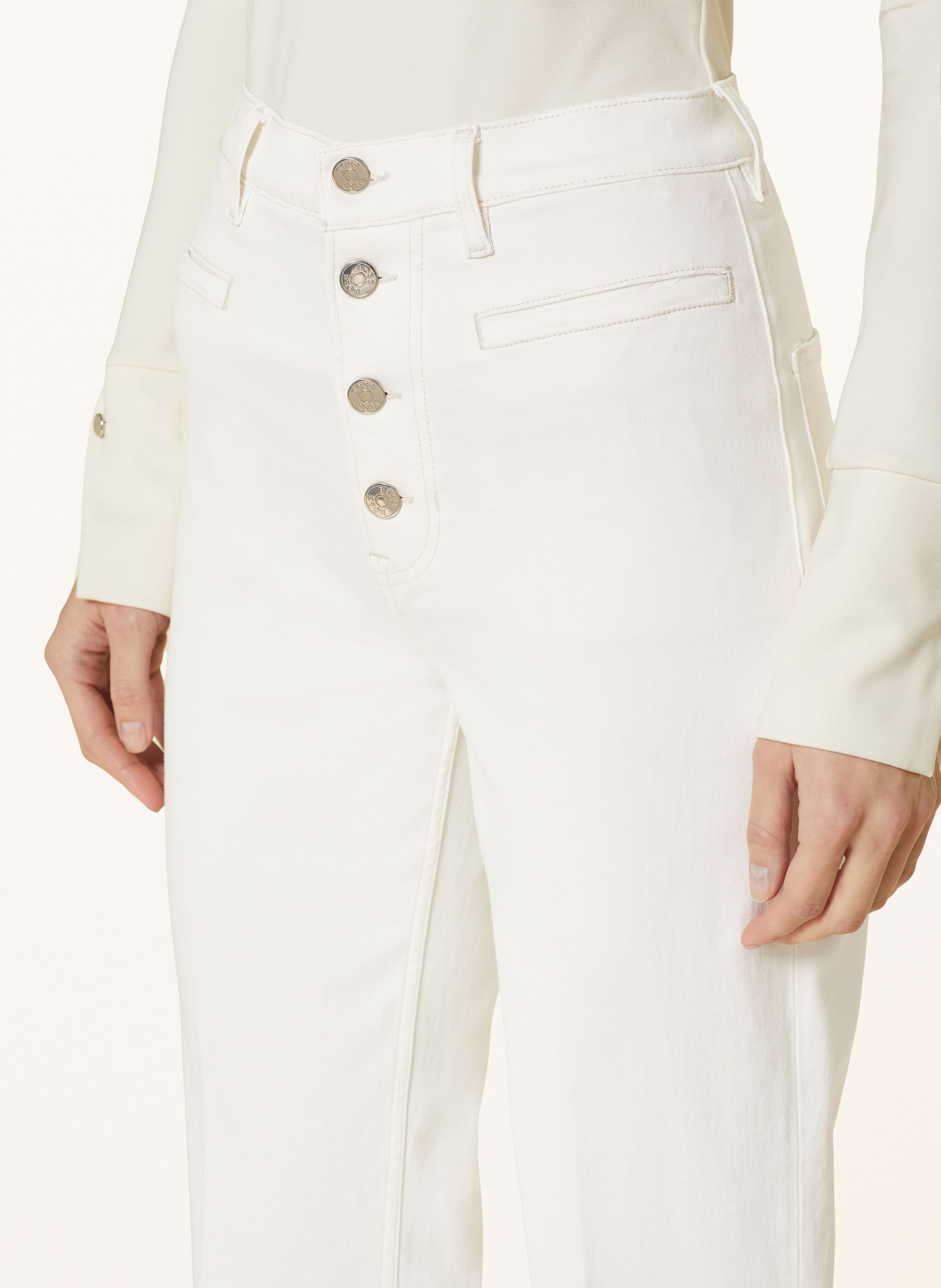 BOSS 7/8 jeans THE ADA, Color: WHITE (Image 5)
