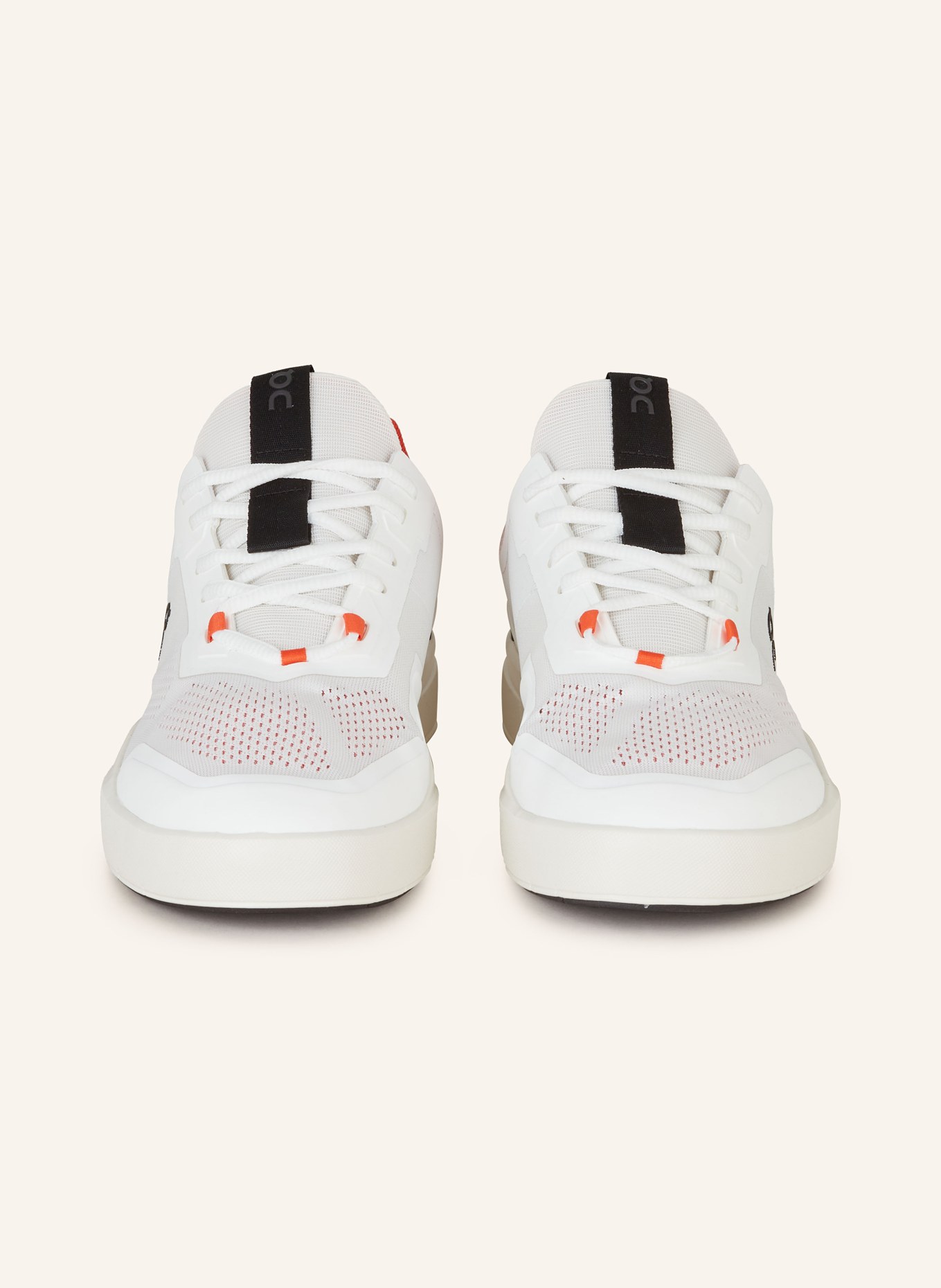 On Sneakers THE ROGER SPIN, Color: WHITE/ ORANGE (Image 3)