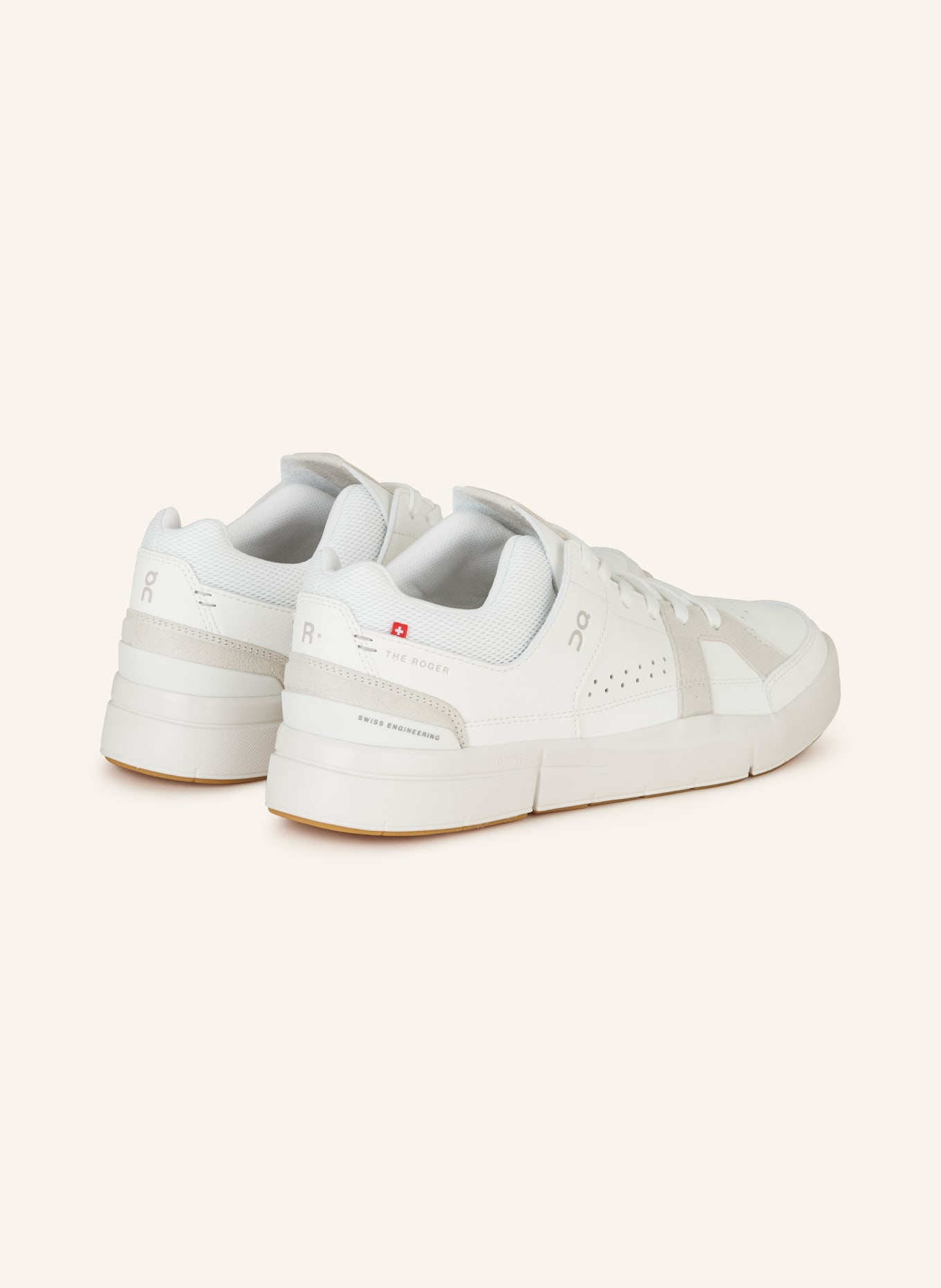 On Sneaker THE ROGER CLUBHOUSE, Farbe: WEISS/ CREME (Bild 2)
