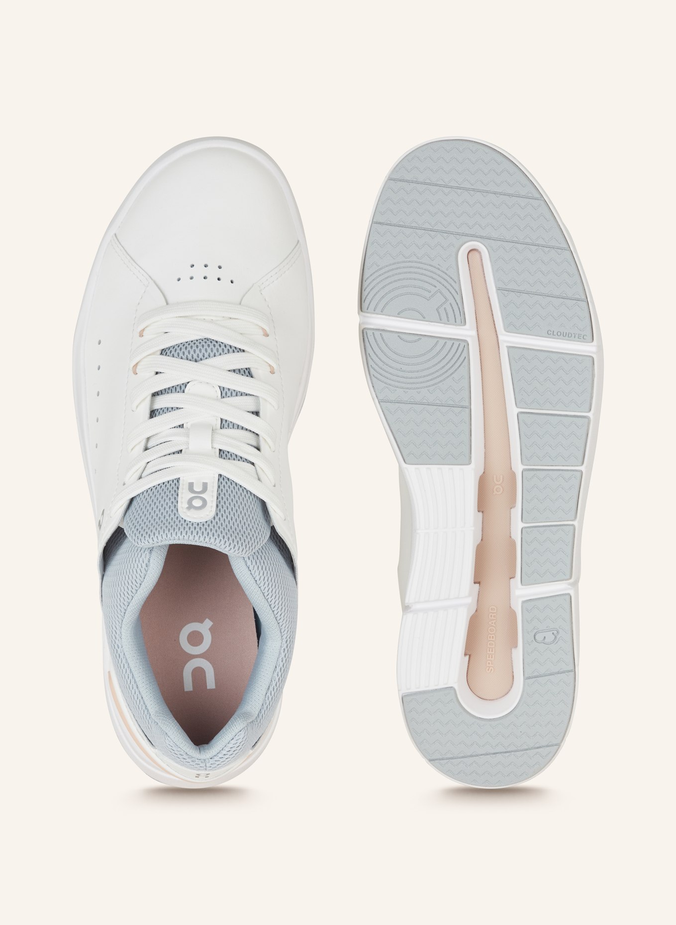 On Sneakers THE ROGER ADVANTAGE, Color: WHITE/ BLUE GRAY (Image 5)