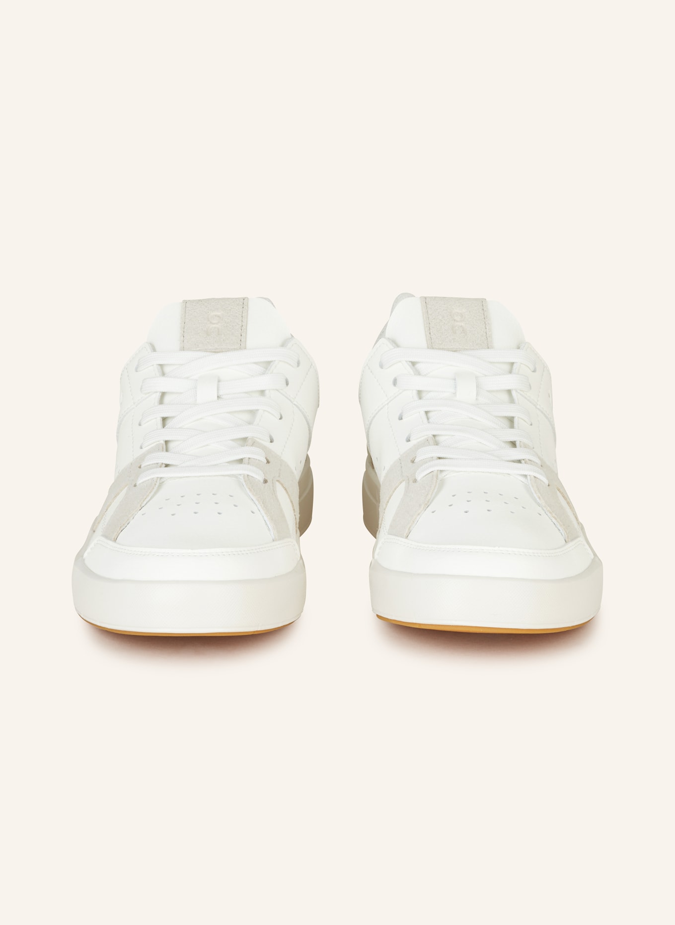 On Sneakers THE ROGER CLUBHOUSE, Color: WHITE/ CREAM (Image 3)