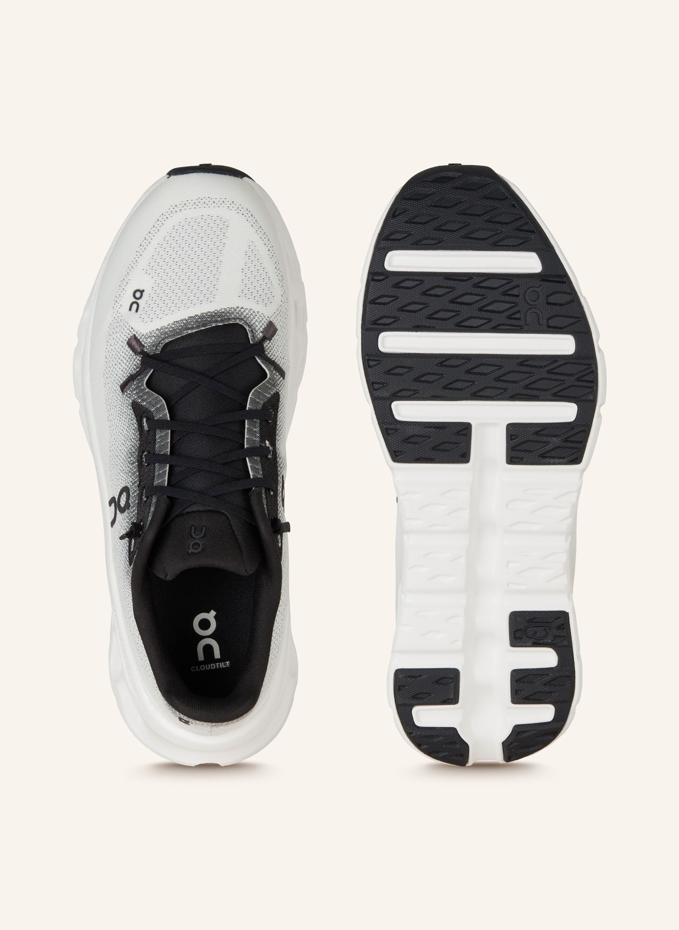 On Sneakers CLOUDTILT, Color: BLACK/ WHITE (Image 5)