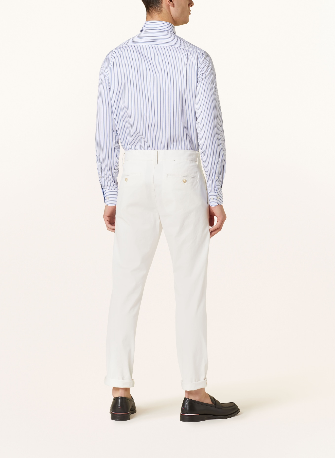 PAUL & SHARK Shirt slim fit, Color: WHITE/ BLUE (Image 3)