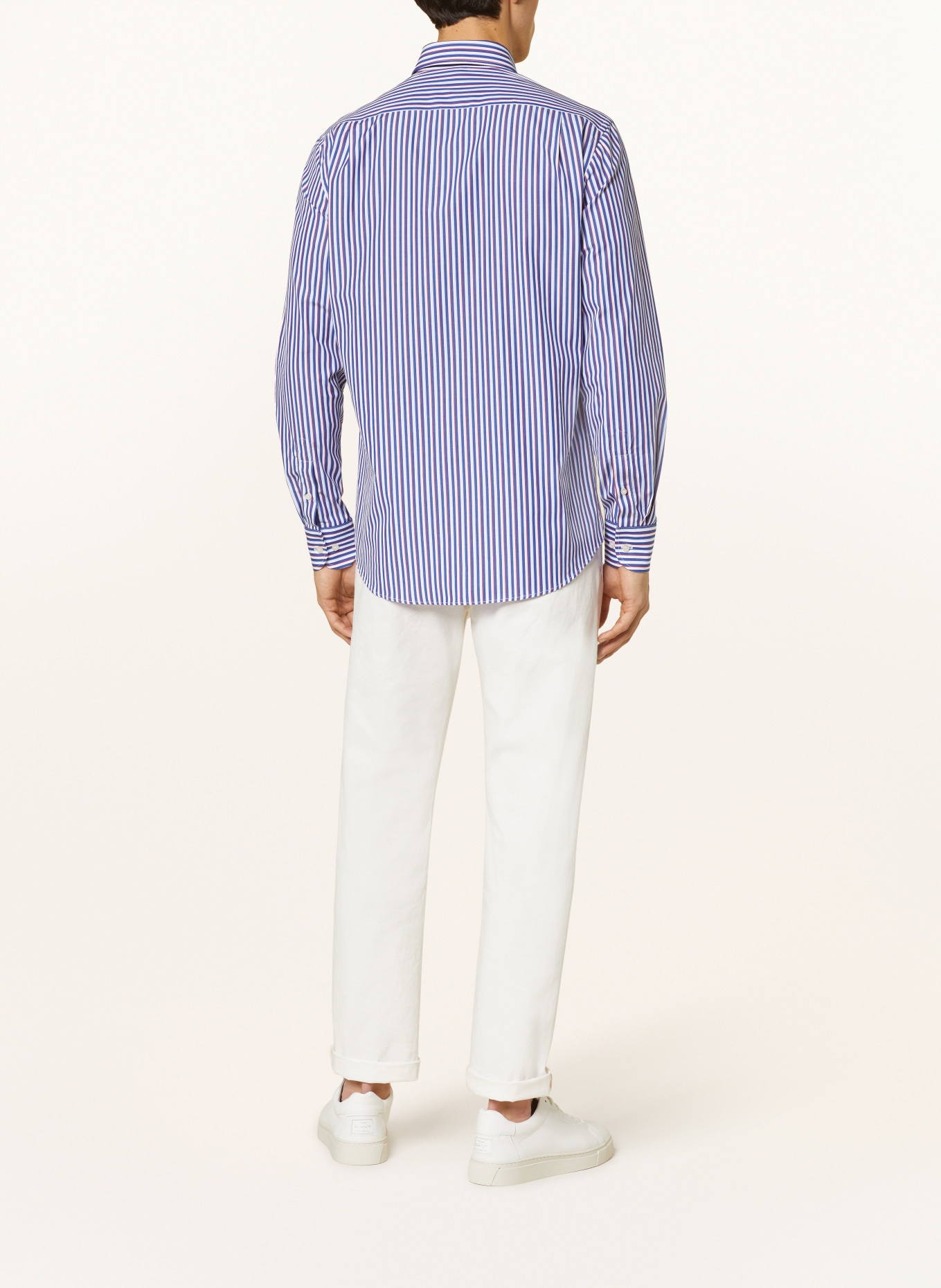 PAUL & SHARK Oxfordhemd Slim Fit, Farbe: WEISS/ BLAU/ ROT (Bild 3)
