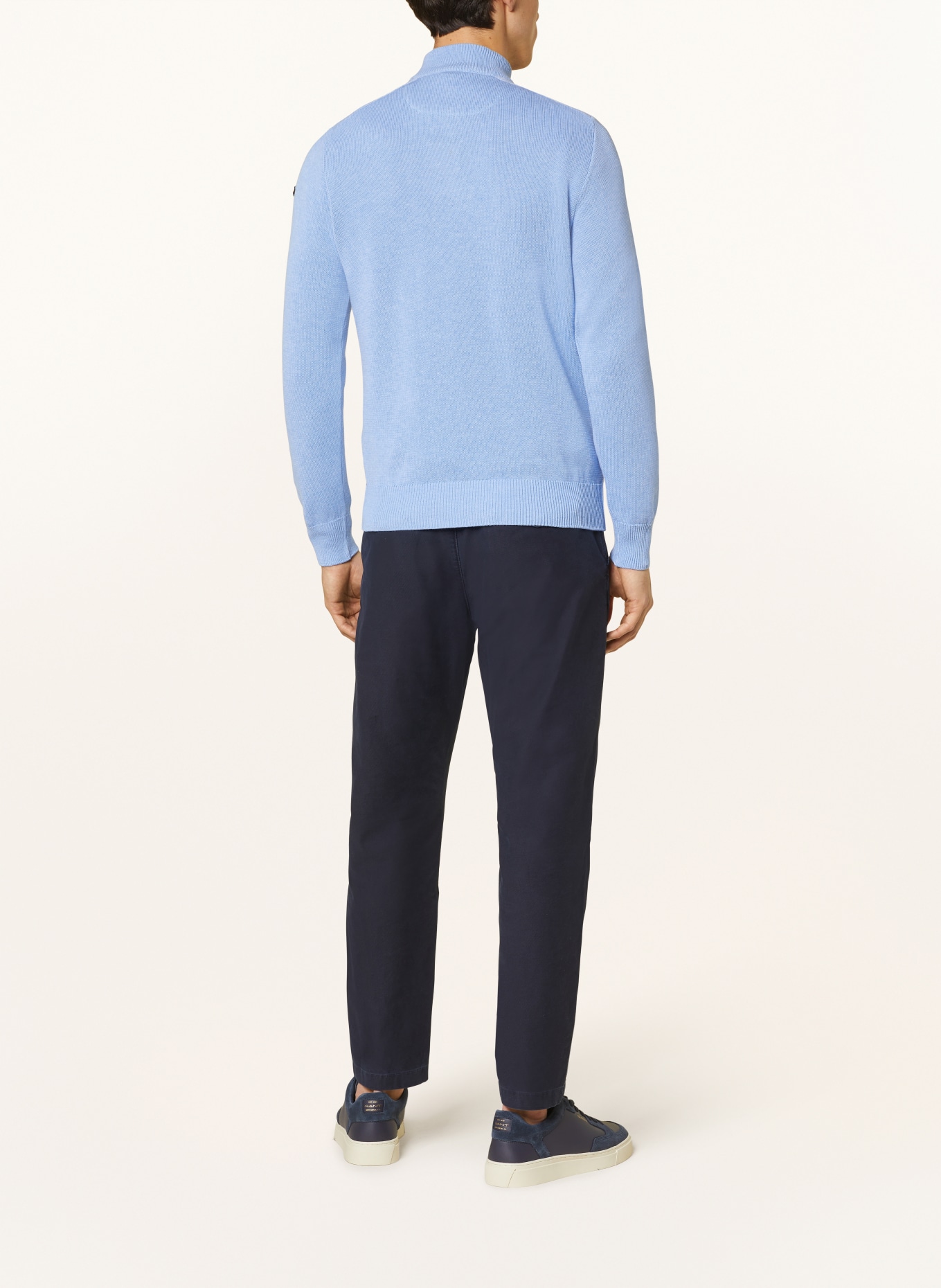 PAUL & SHARK Half-zip sweater, Color: LIGHT BLUE (Image 3)