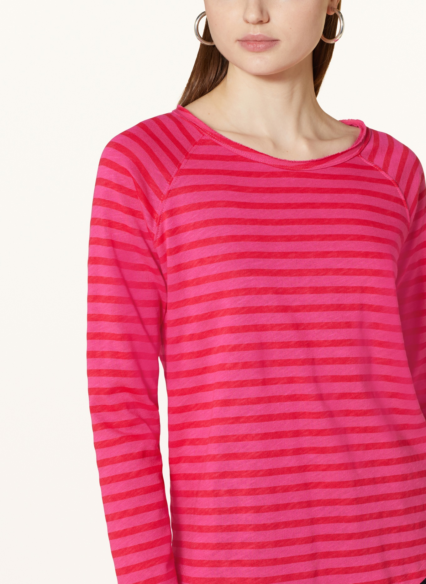 Smith & Soul Long sleeve shirt, Color: PINK/ RED (Image 4)