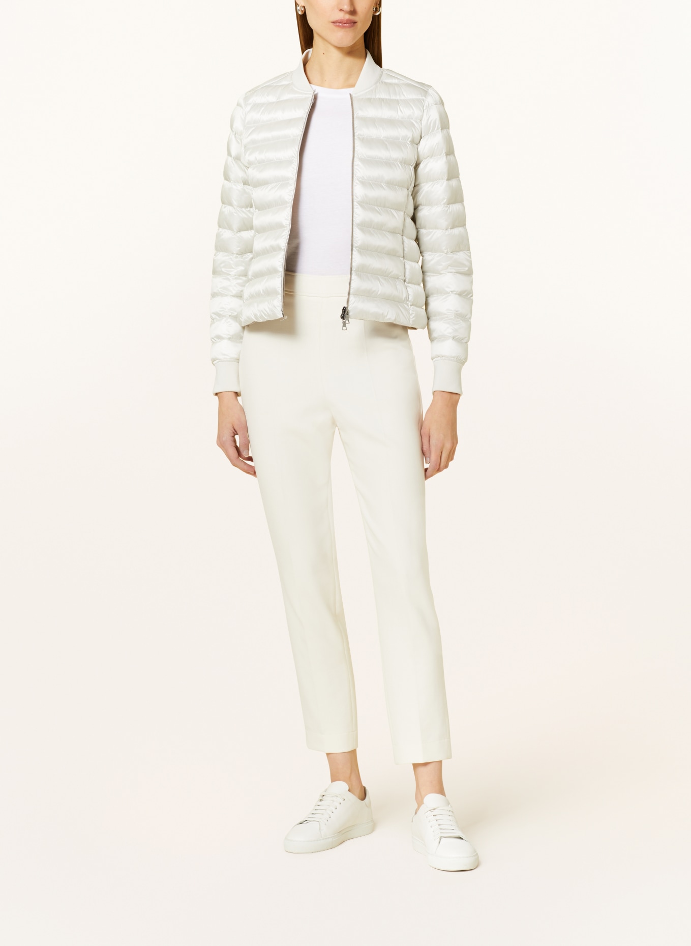 No.1 Como Quilted jacket VENEDIG, Color: WHITE (Image 2)