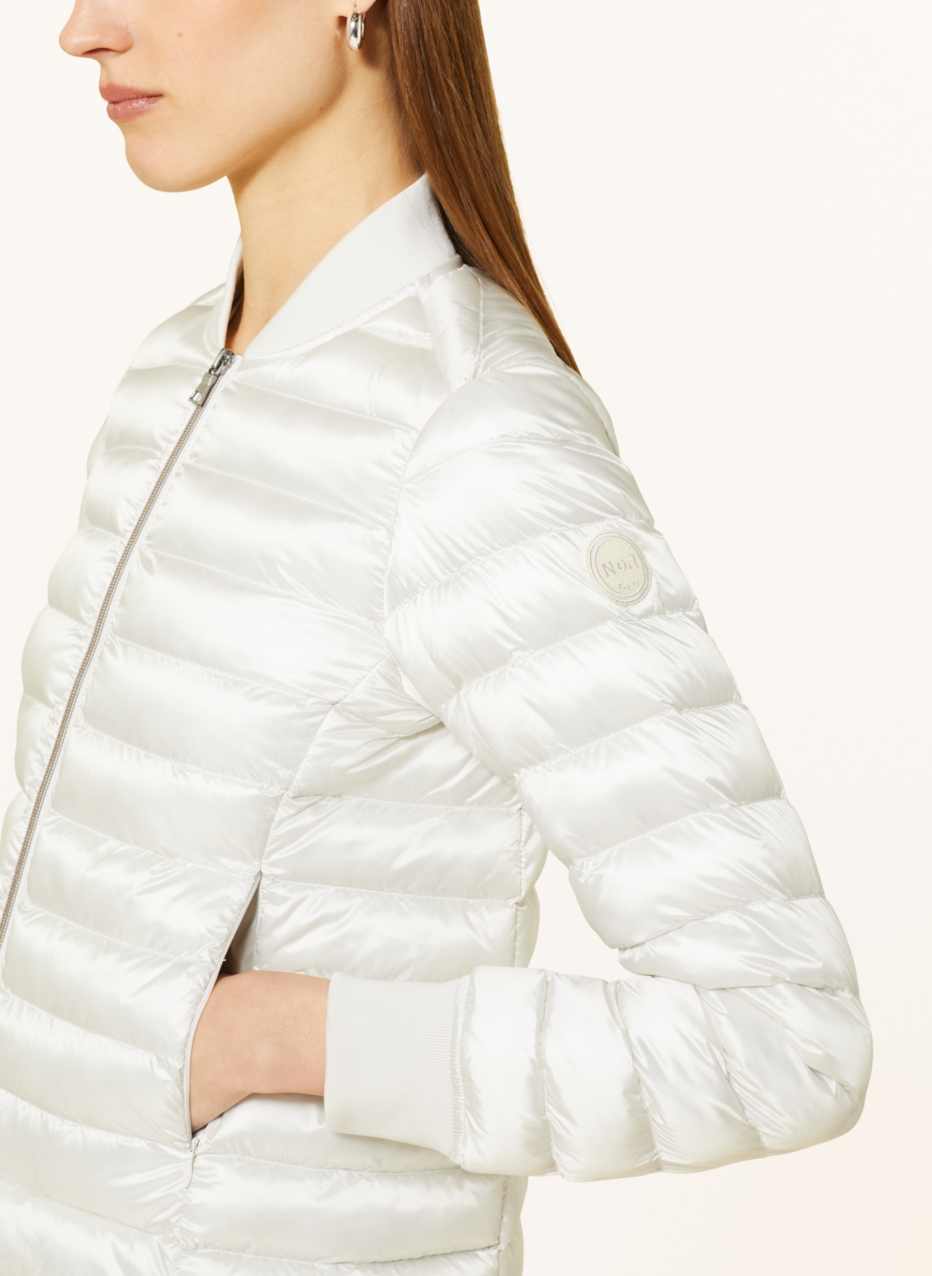 No.1 Como Quilted jacket VENEDIG, Color: WHITE (Image 4)