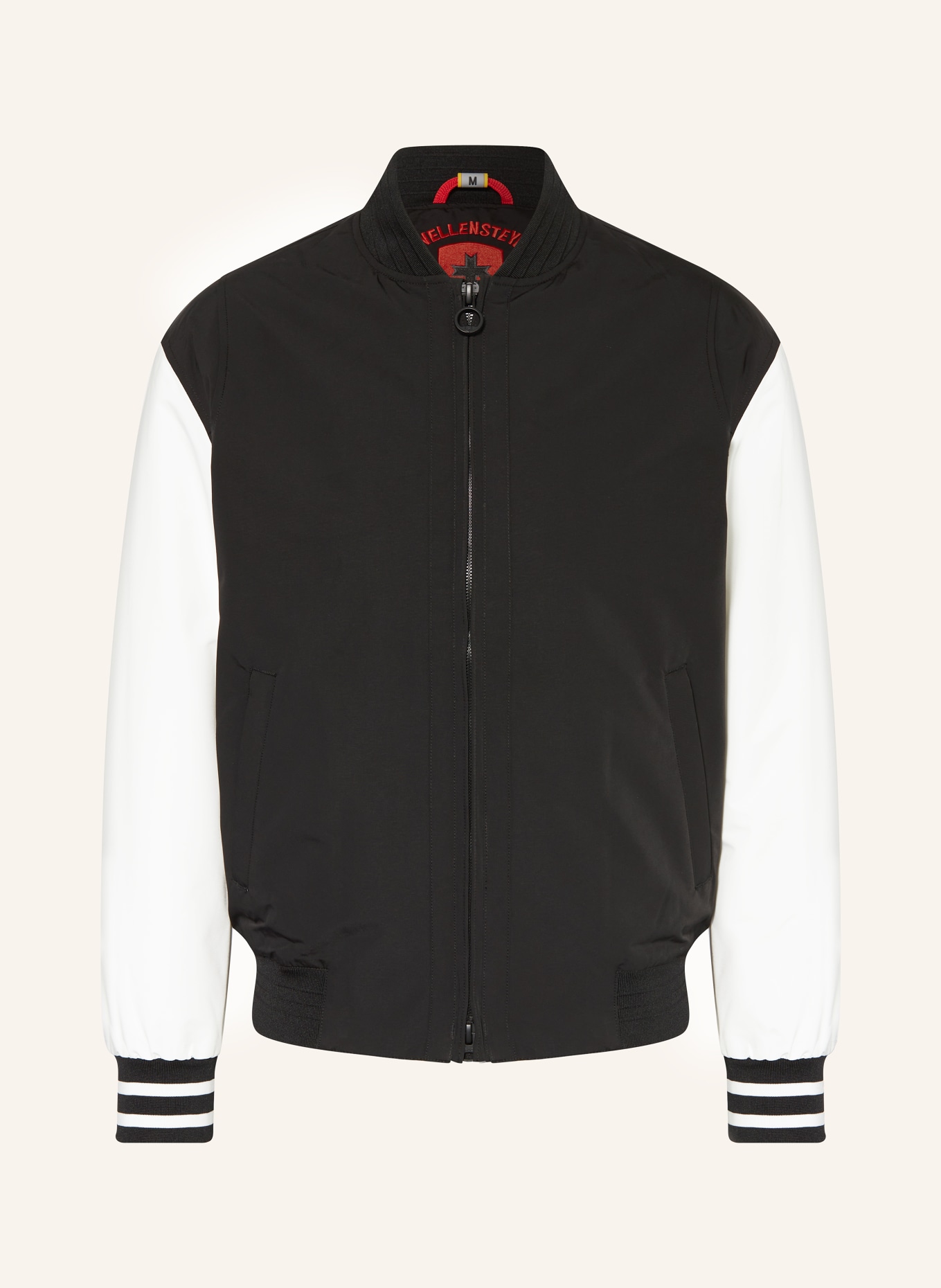 WELLENSTEYN College jacket, Color: BLACK/ WHITE (Image 1)