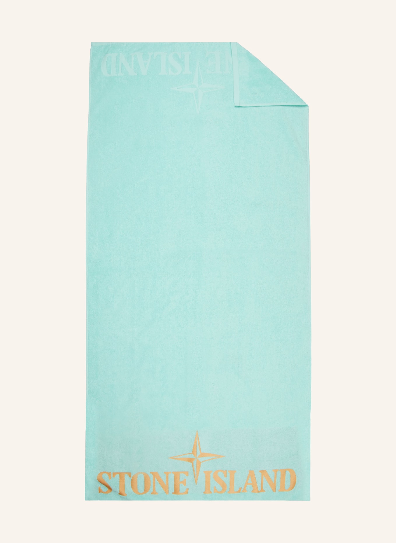 STONE ISLAND JUNIOR Ręcznik kąpielowy, Kolor: MIĘTOWY (Obrazek 1)