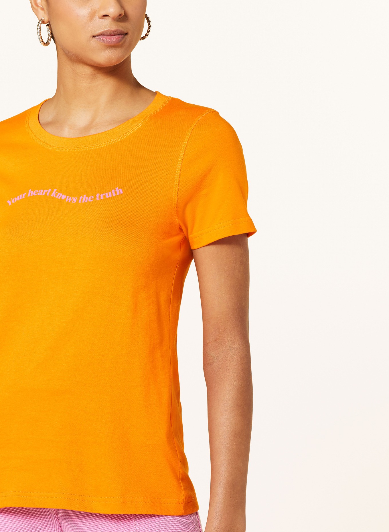 ICHI T-shirt IHRUNELA, Color: ORANGE (Image 4)