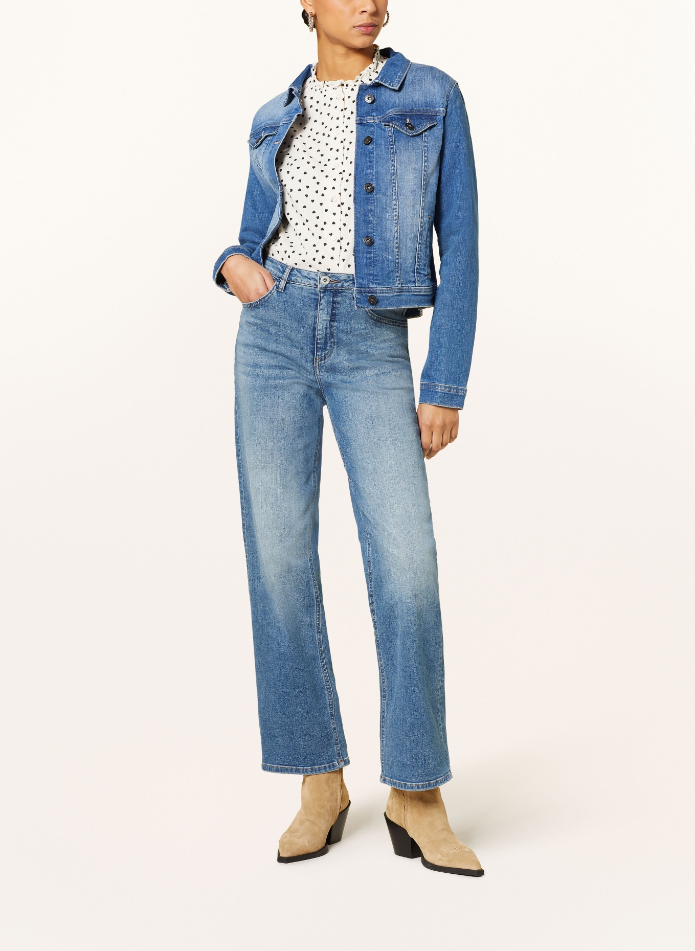ICHI Straight jeans IHTWIGGY, Color: 19037 Medium blue (Image 2)