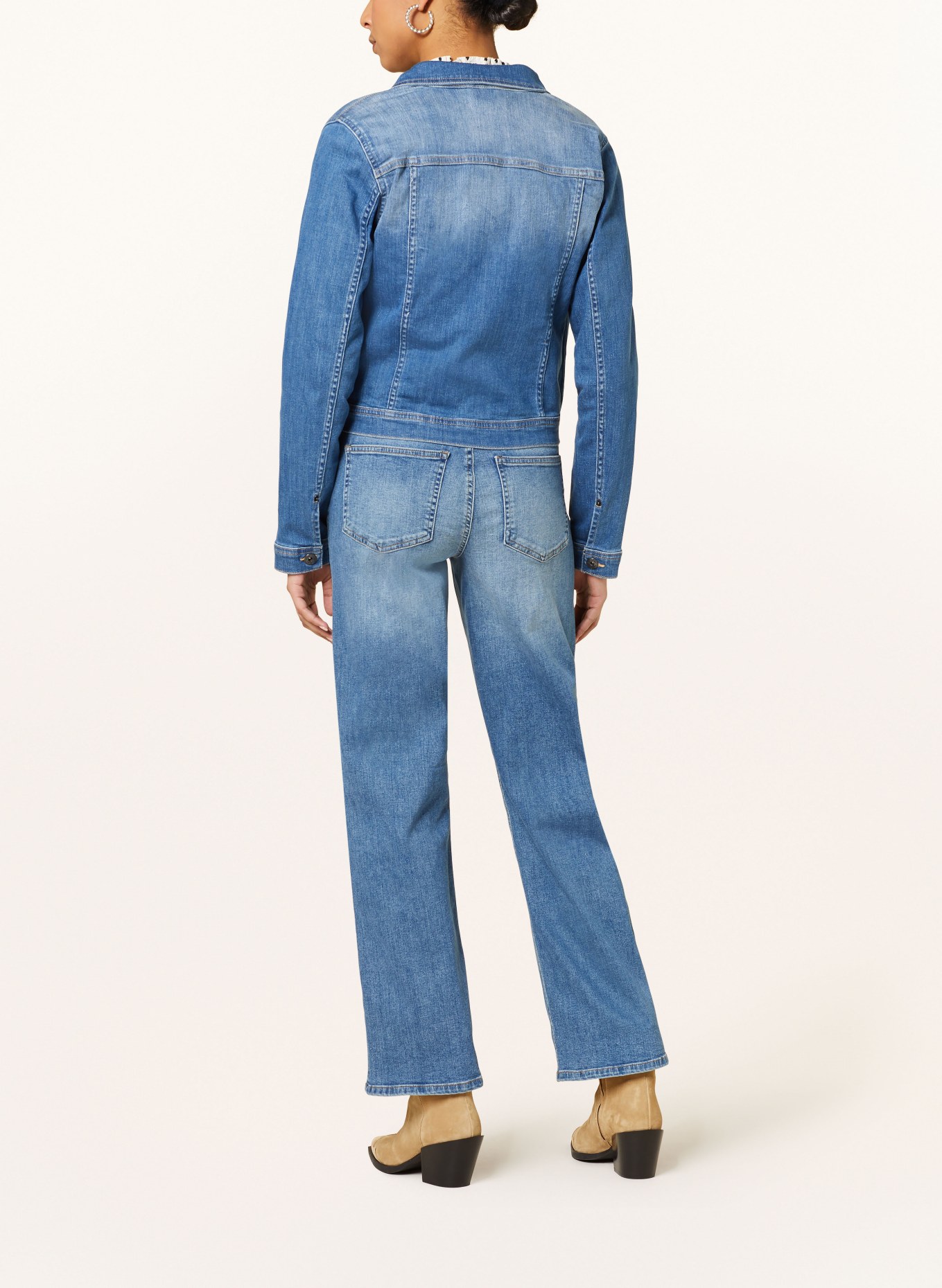 ICHI Kurtka jeansowa IHSTAMPE, Kolor: NIEBIESKI (Obrazek 3)