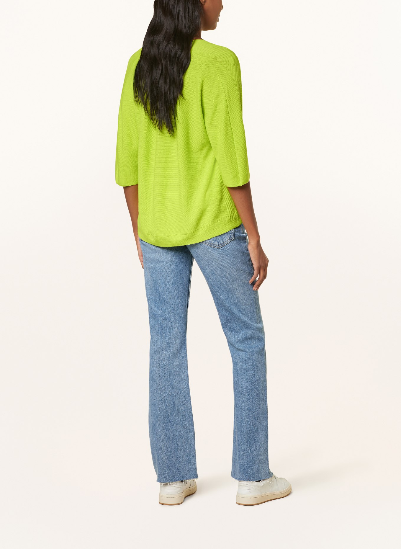 darling harbour Knit shirt with 3/4 sleeves, Color: LIMETTENGRUEN (Image 3)