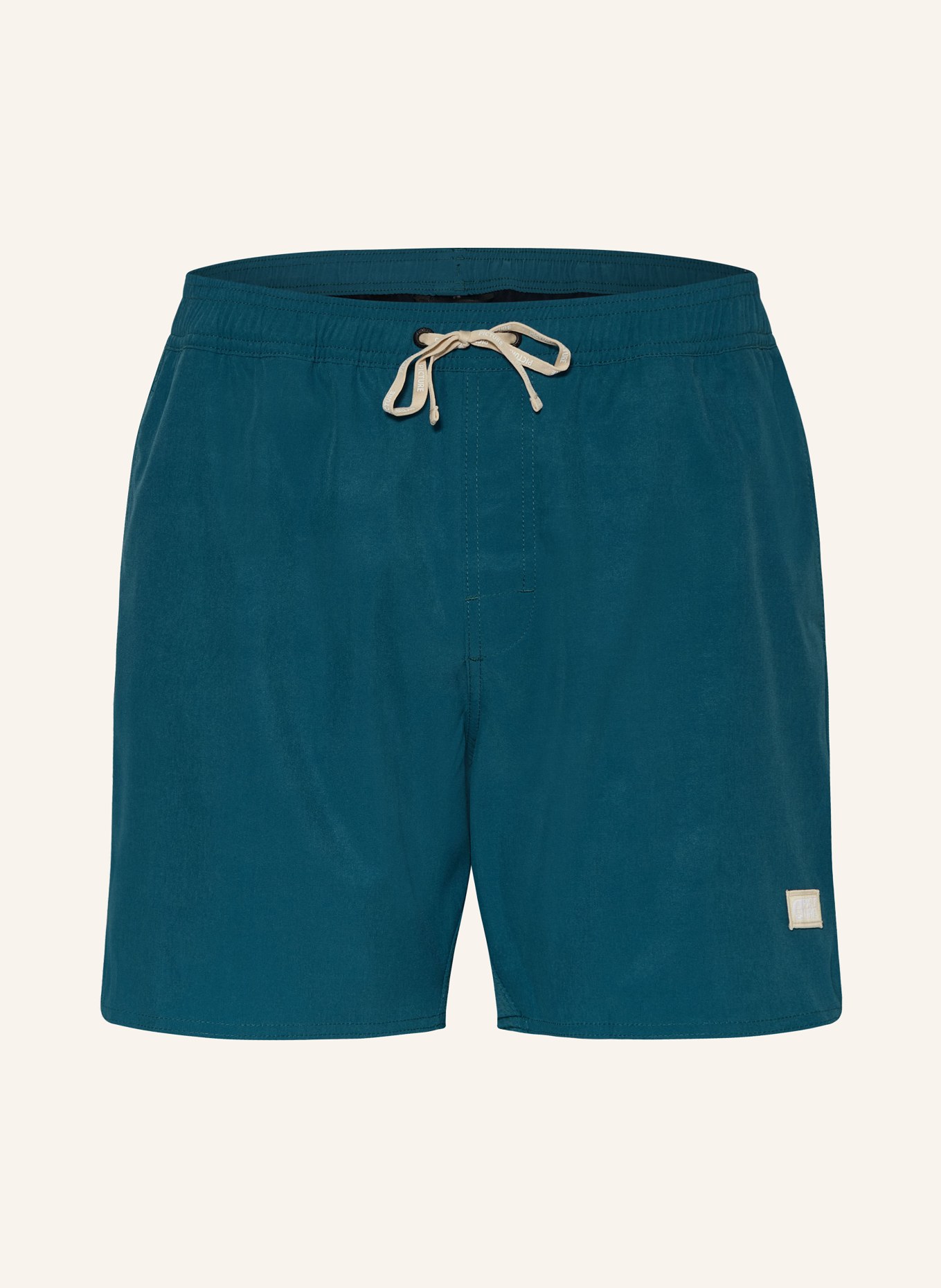 PICTURE Swim shorts PIAU SOLID 15 BRDS, Color: TEAL (Image 1)