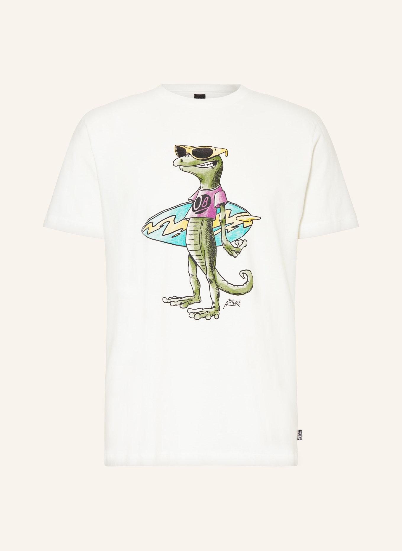 PICTURE T-shirt JECKO, Color: WHITE (Image 1)