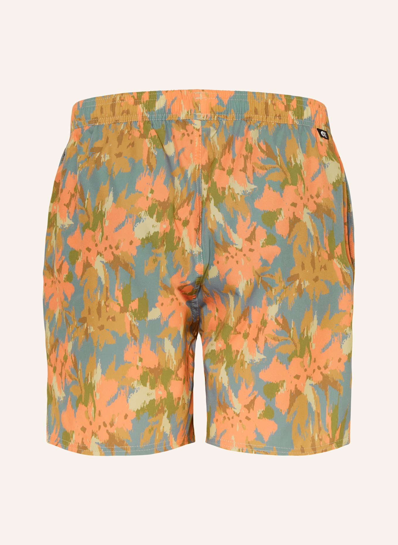 PICTURE Swim shorts PIAU BRDS, Color: LIGHT ORANGE/ BEIGE/ LIGHT GREEN (Image 2)