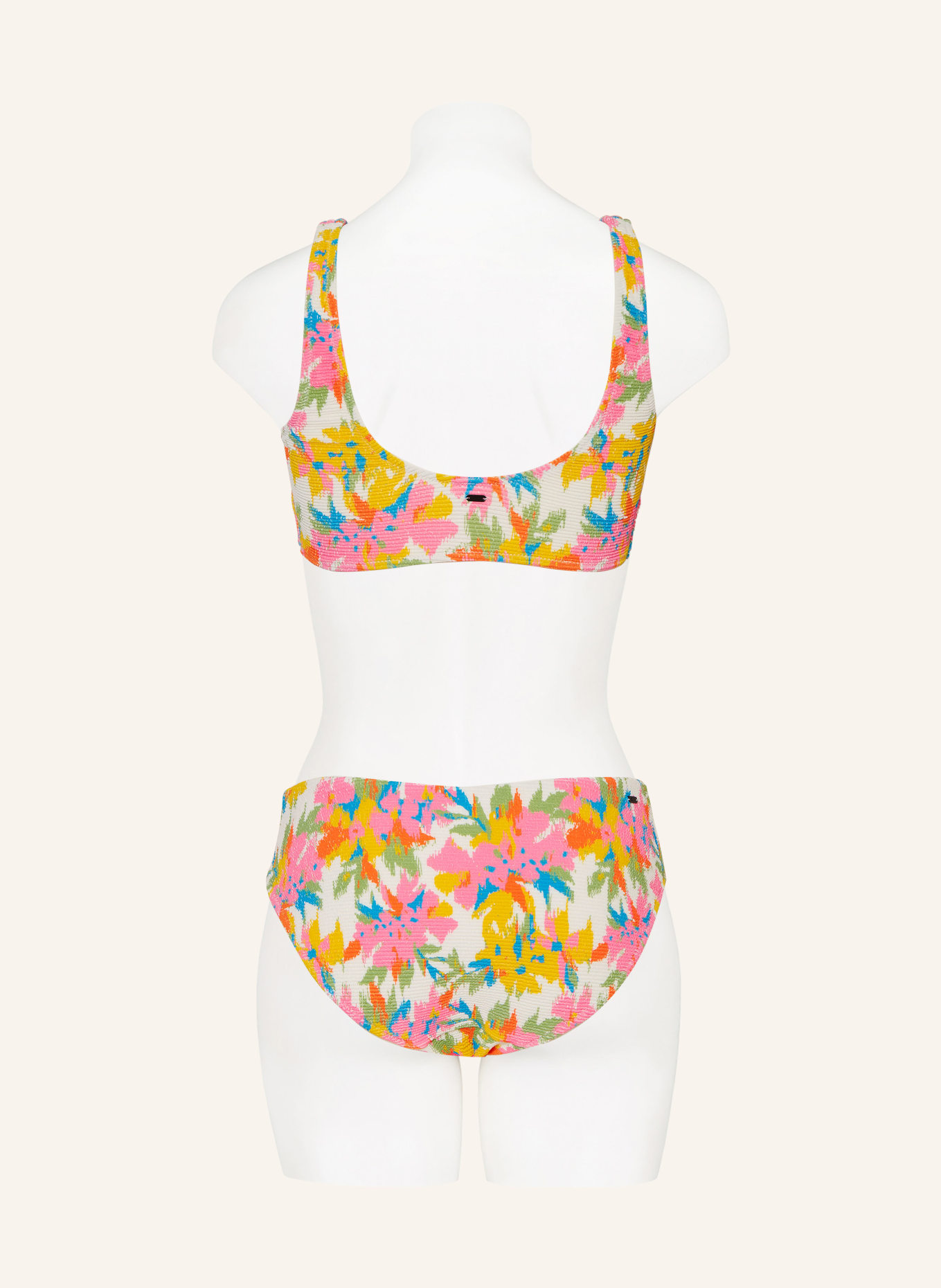 PICTURE Bustier-Bikini-Top WAHINE mit UV-Schutz 50+, Farbe: WEISS/ ROSA/ HELLGRÜN (Bild 3)