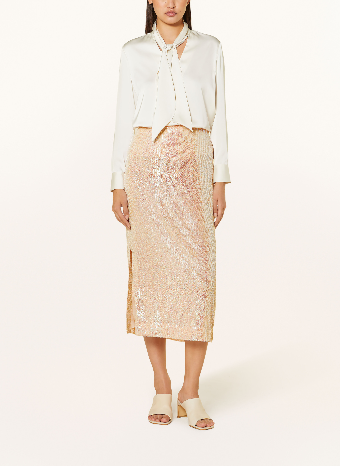 Lala Berlin Skirt SALEM with sequins, Color: LIGHT PINK (Image 2)