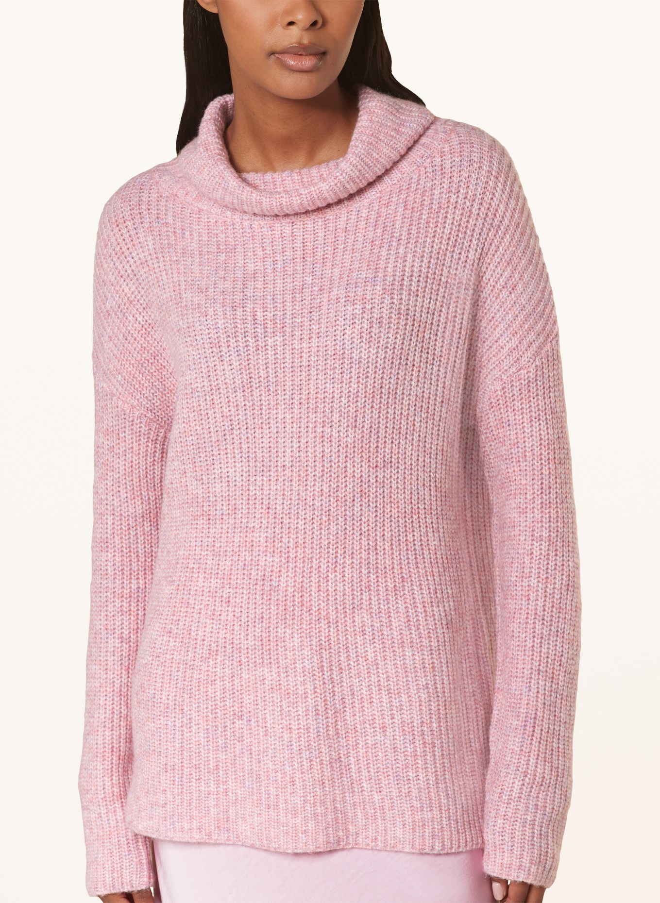 CARTOON Turtleneck sweater, Color: PINK/ LIGHT PURPLE/ LIGHT PINK (Image 4)