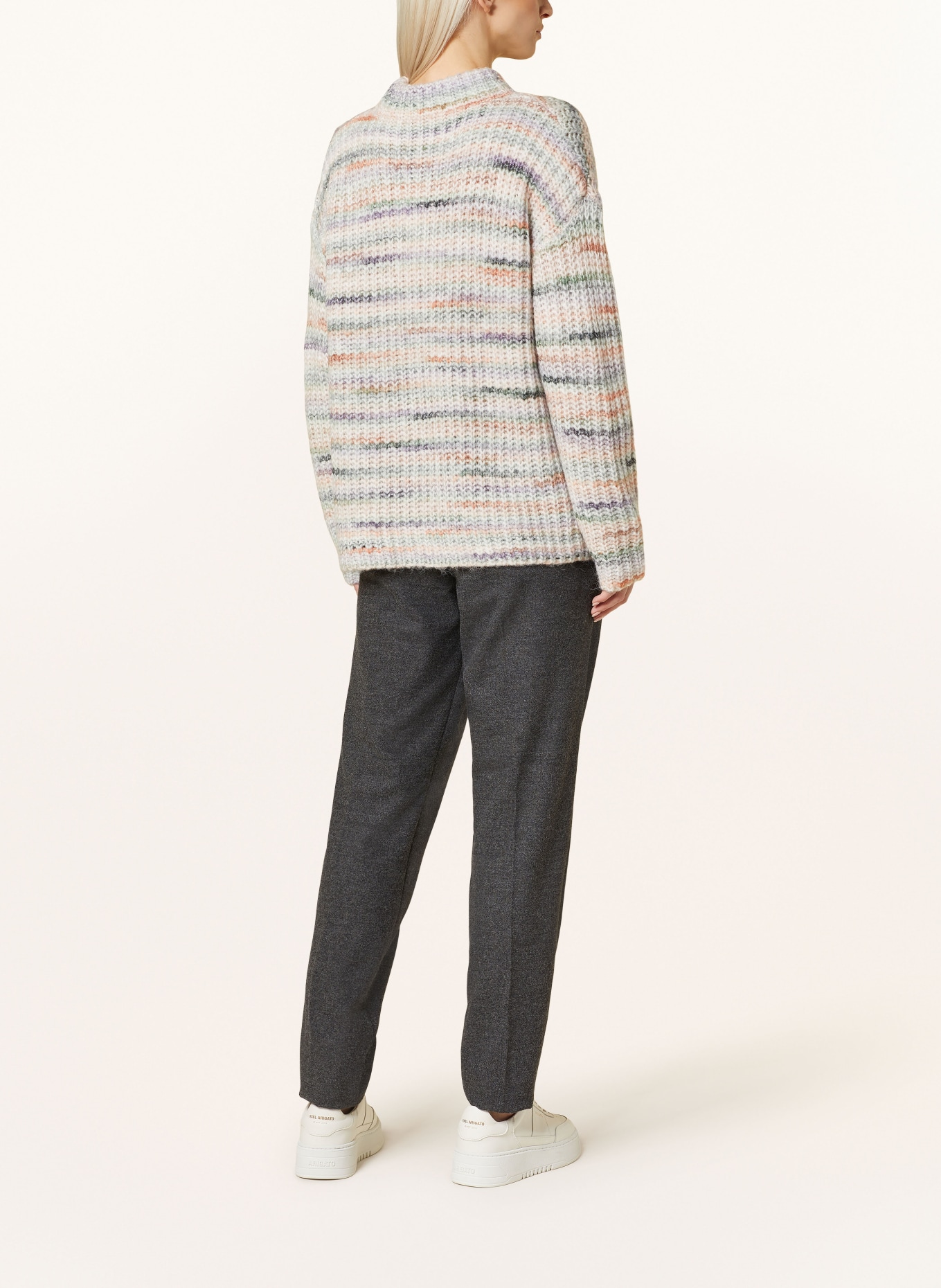 CARTOON Sweater, Color: CREAM/ LIGHT PURPLE/ GREEN (Image 3)