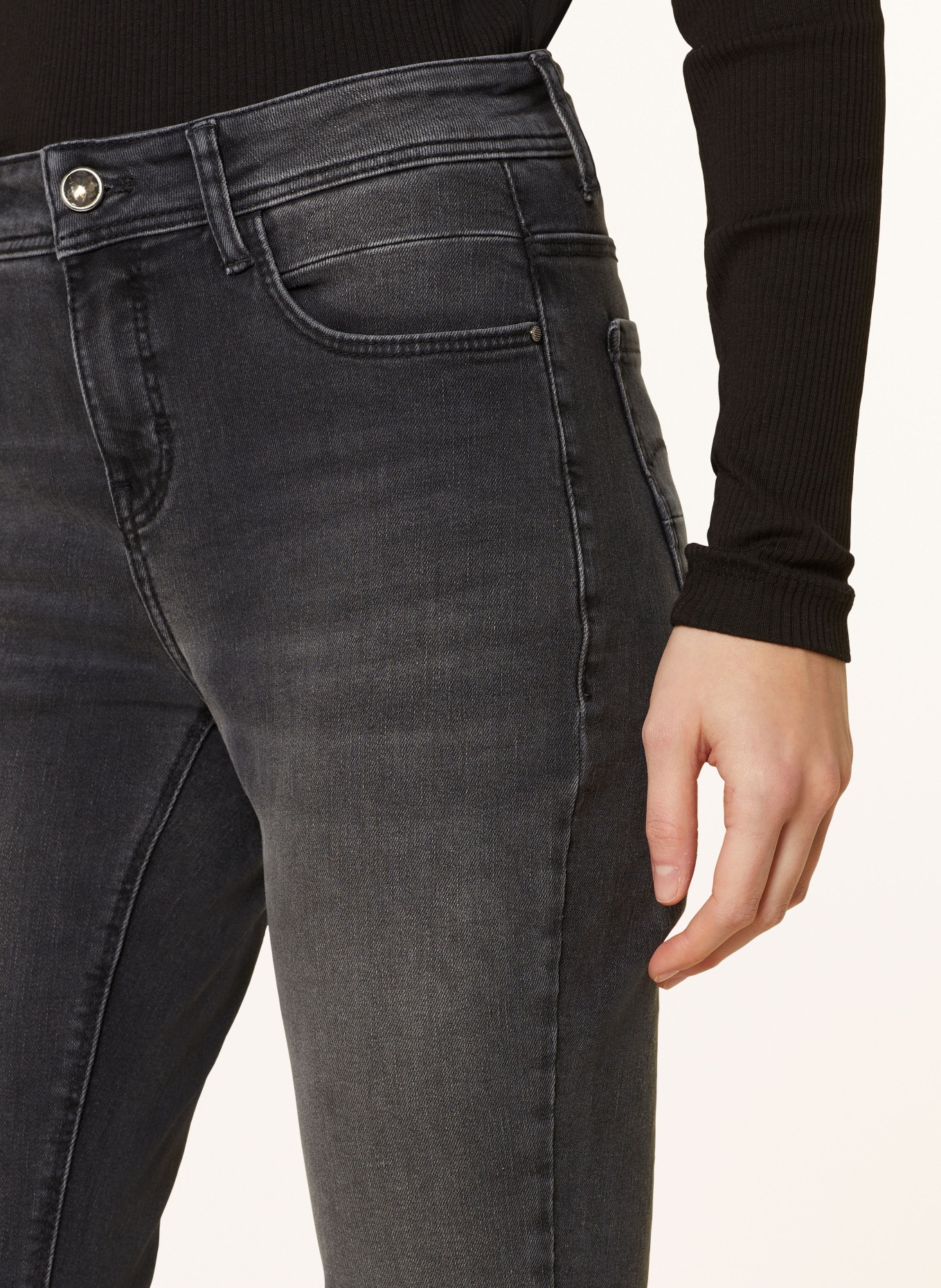 CARTOON Skinny jeans, Color: 9632 DARK GREY DENIM (Image 5)