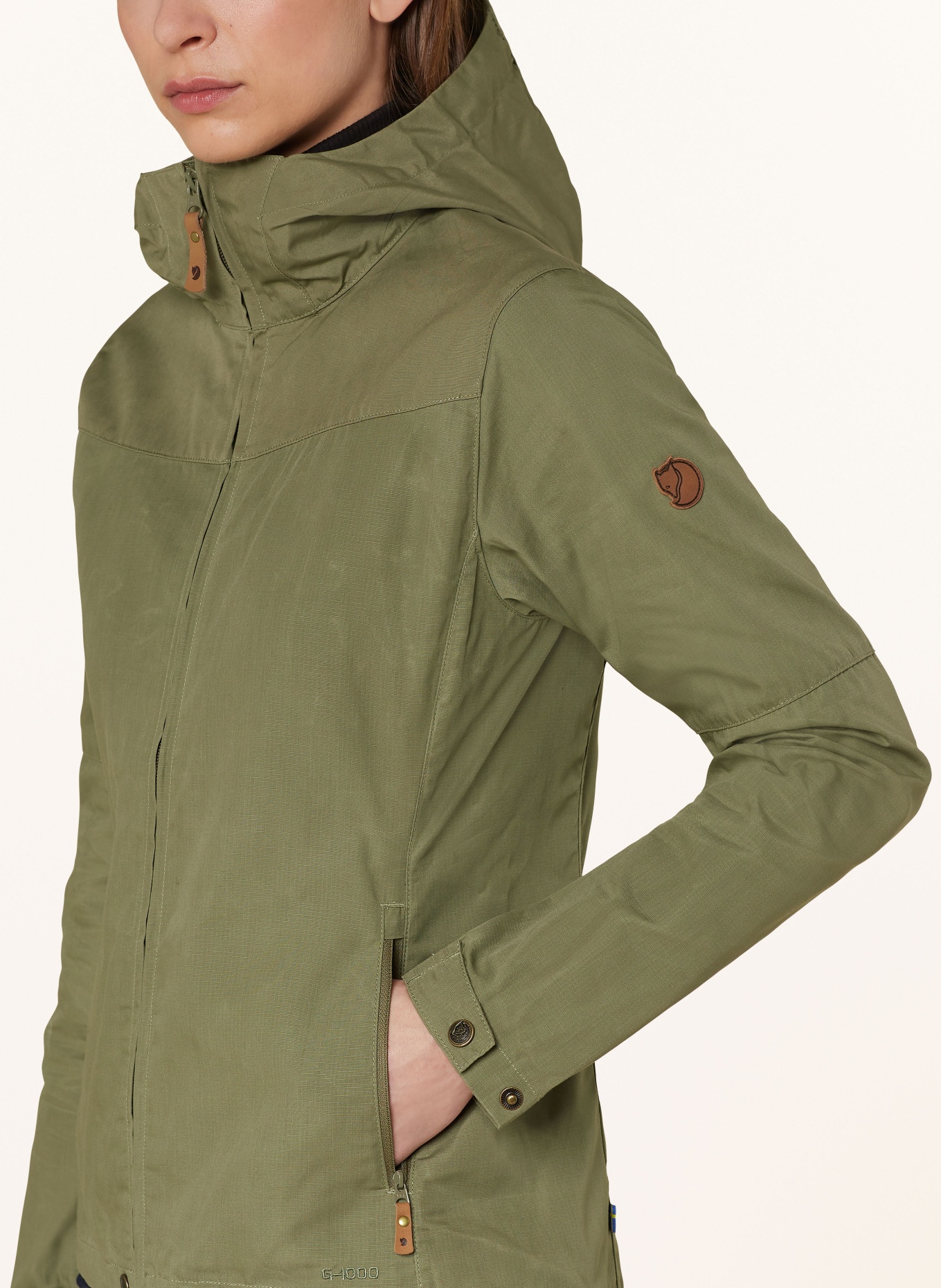 FJÄLLRÄVEN Outdoor jacket STINA, Color: OLIVE (Image 5)