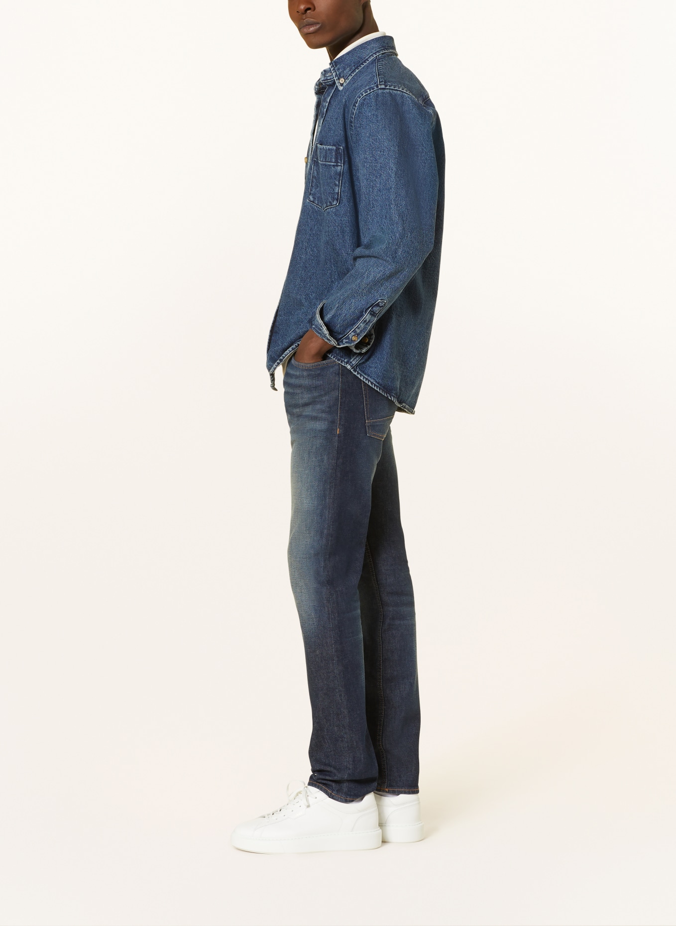 BOSS Jeans DELAWARE slim Fit, Color: 412 NAVY (Image 4)