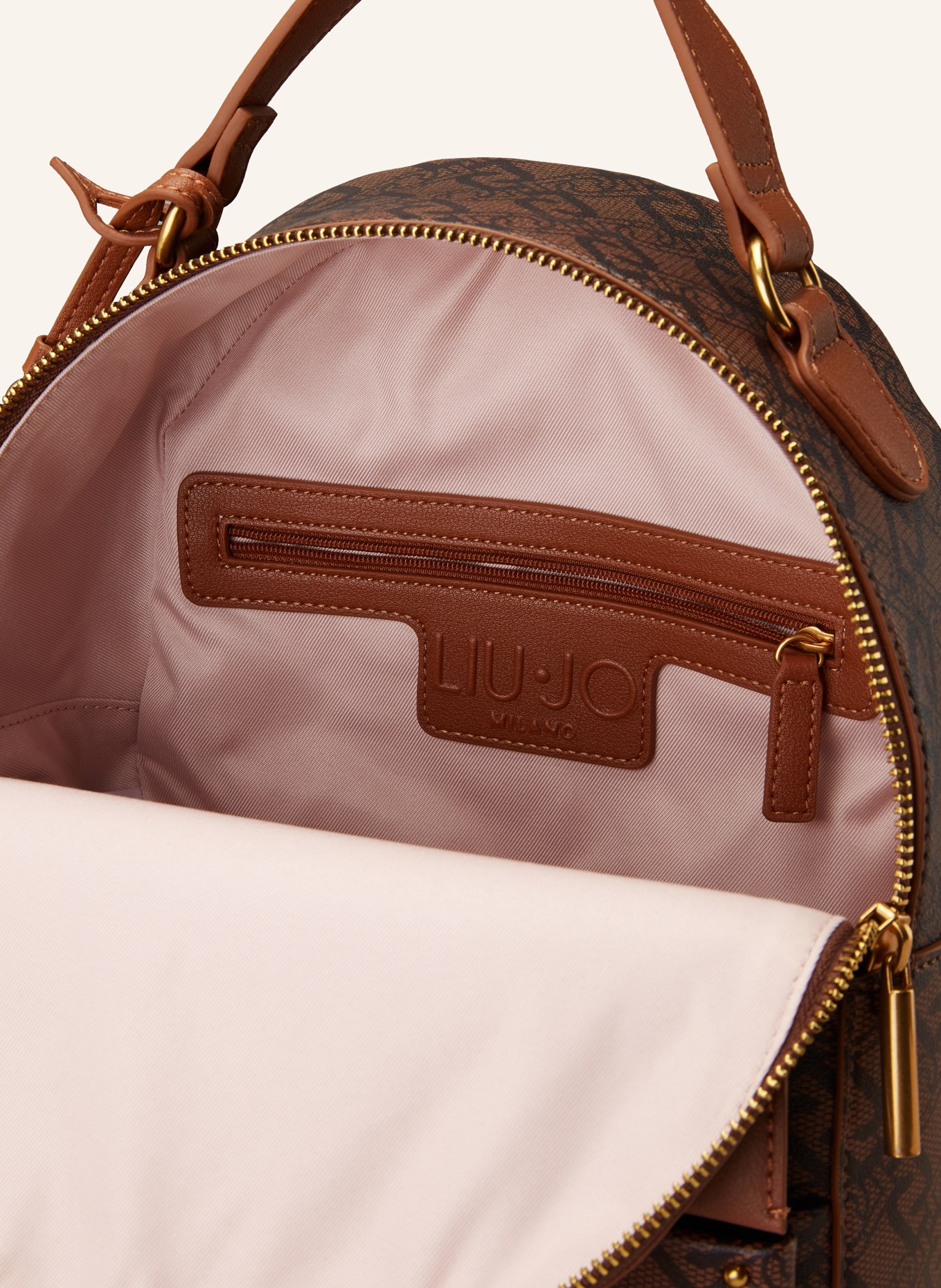 LIU JO Backpack, Color: BROWN/ DARK BROWN (Image 3)