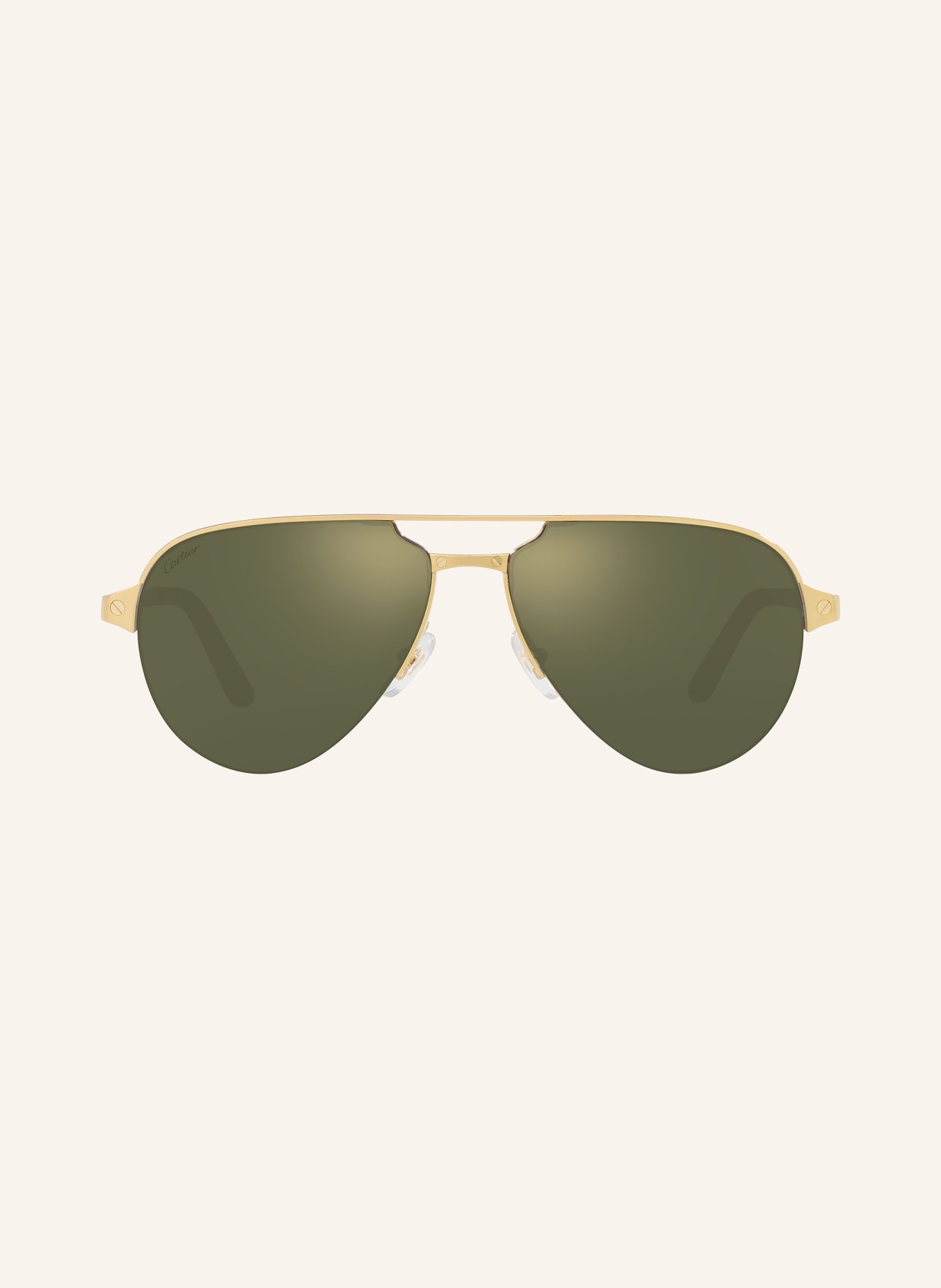 Cartier Sonnenbrille CT0386S, Farbe: 2300C1 - GOLD/ GRAU VERSPIEGELT (Bild 2)