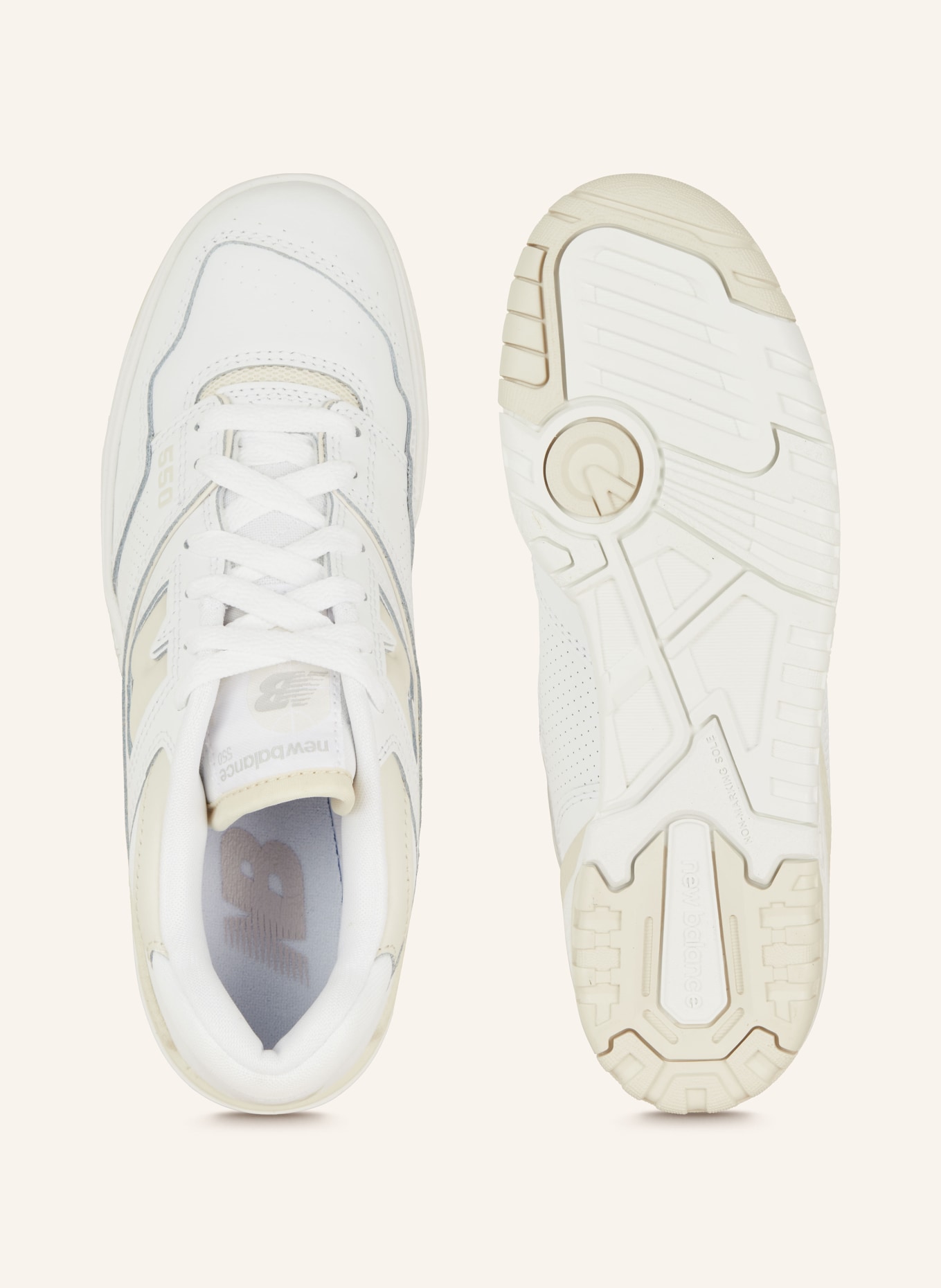new balance Sneaker 550, Farbe: WEISS/ CREME (Bild 5)