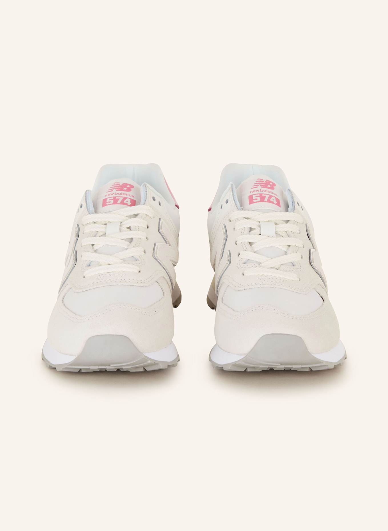new balance Sneakers 574, Color: CREAM/ PINK (Image 3)