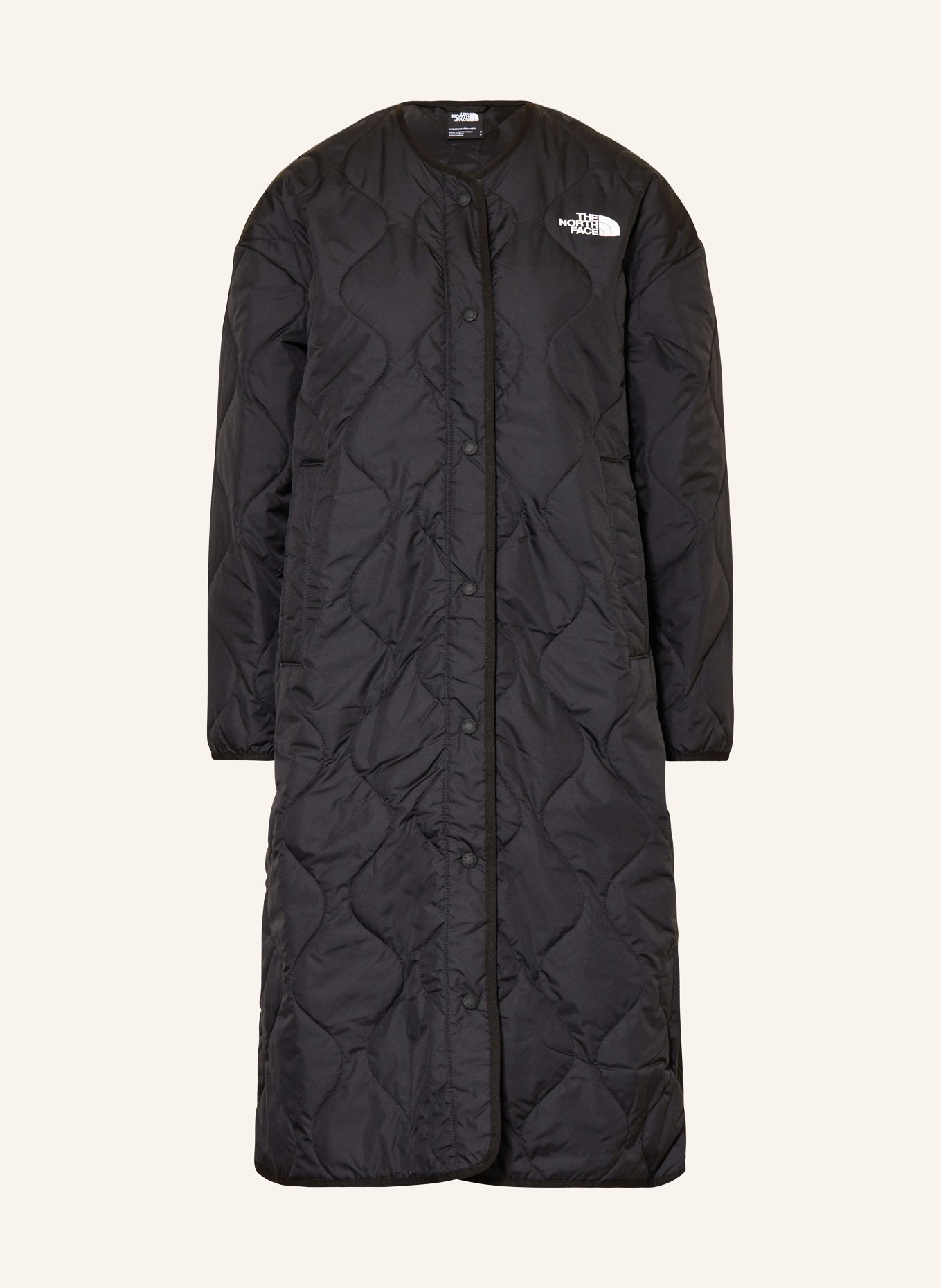 THE NORTH FACE Quilted coat AMPATO, Color: BLACK (Image 1)