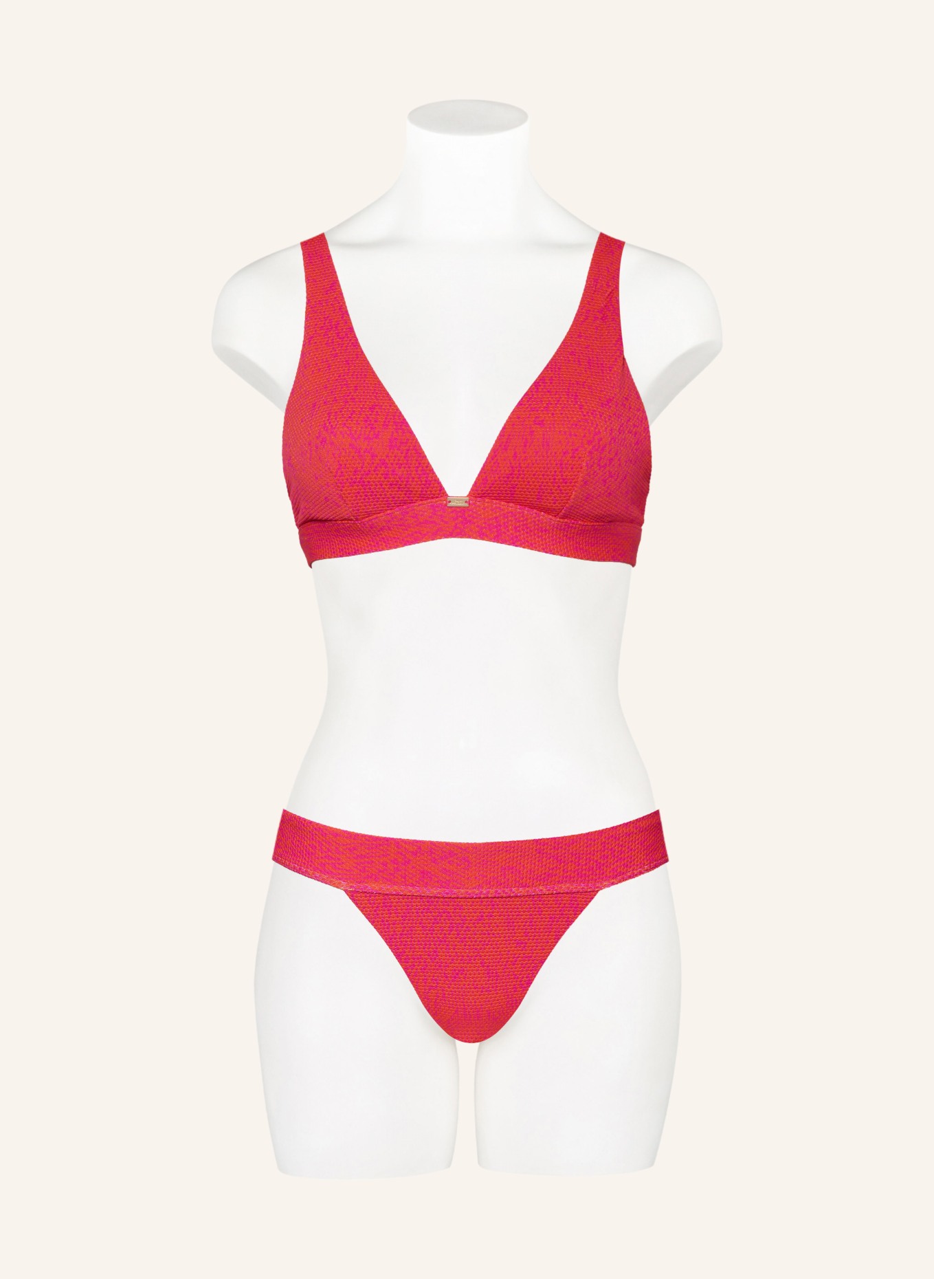 SAM FRIDAY Triangel-Bikini-Slip CABANA: PINK / ORANGE