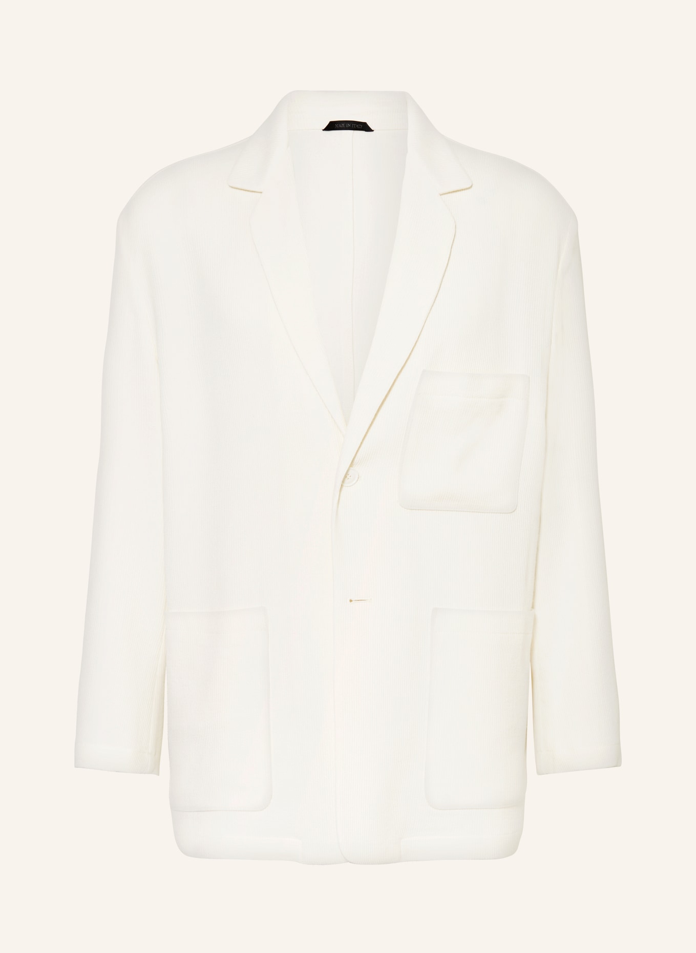 GIORGIO ARMANI Suit jacket regular fit, Color: U0BN Brilliant White (Image 1)