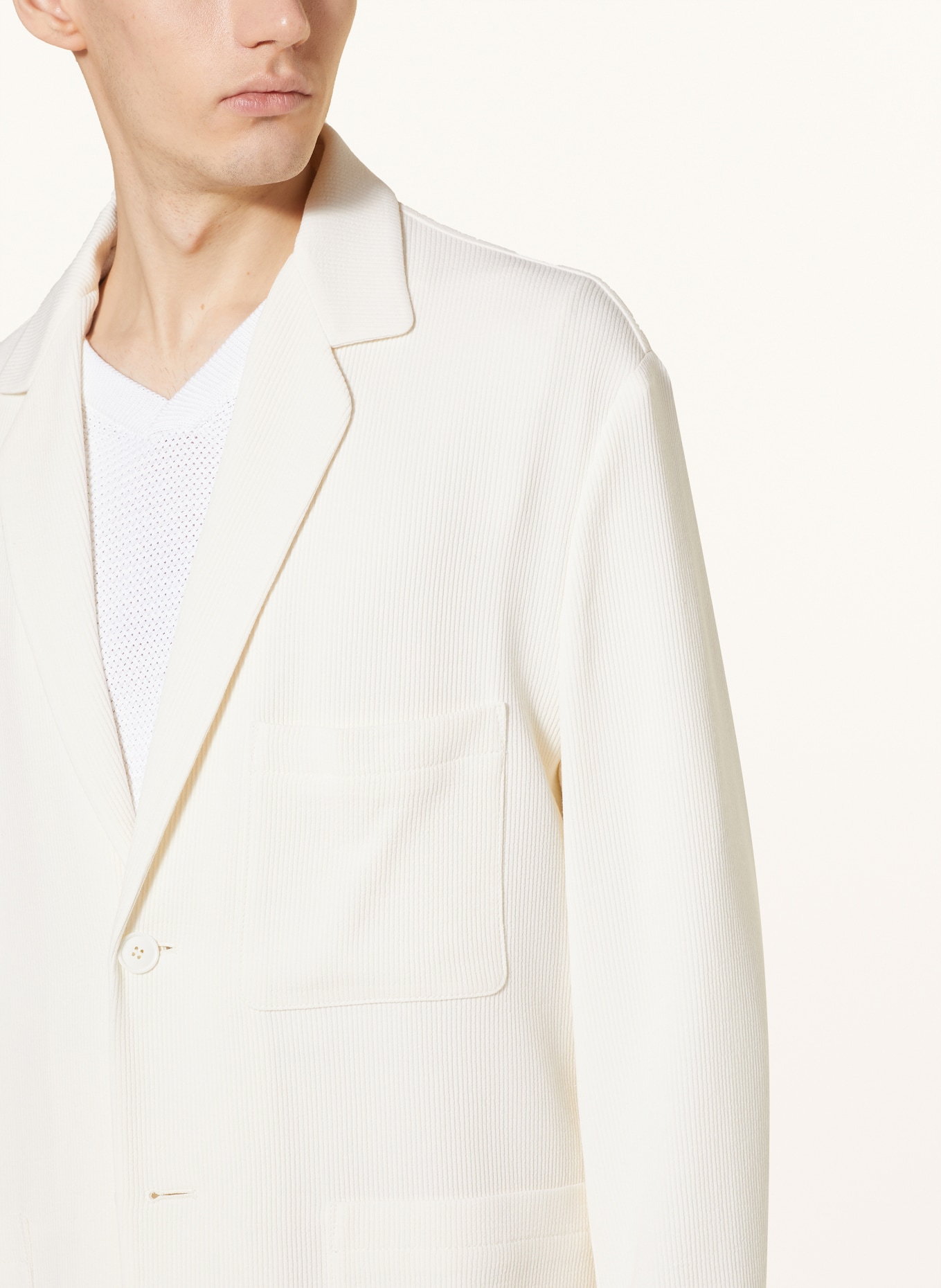 GIORGIO ARMANI Suit jacket regular fit, Color: U0BN Brilliant White (Image 6)