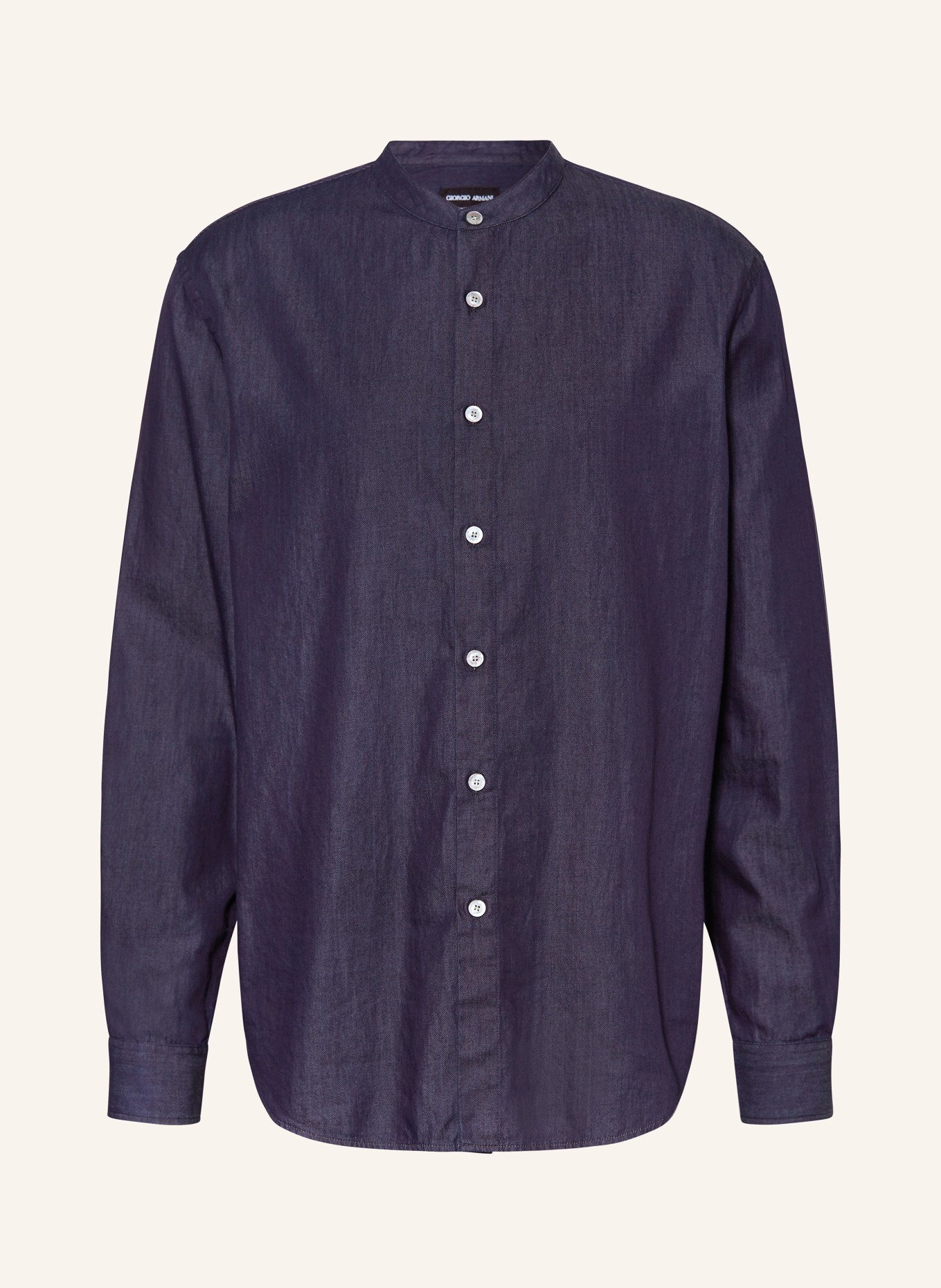 GIORGIO ARMANI Shirt regular fit, Color: DARK BLUE (Image 1)