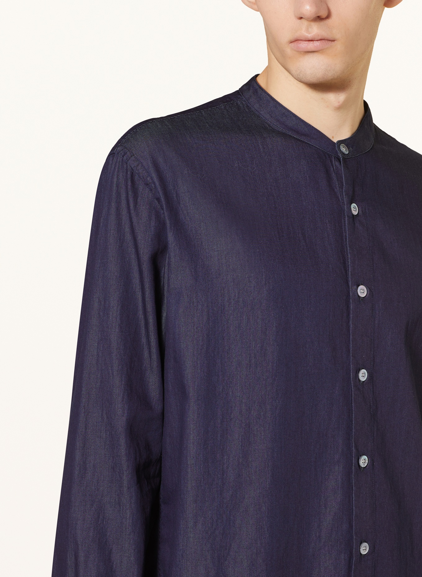 GIORGIO ARMANI Shirt regular fit, Color: DARK BLUE (Image 4)