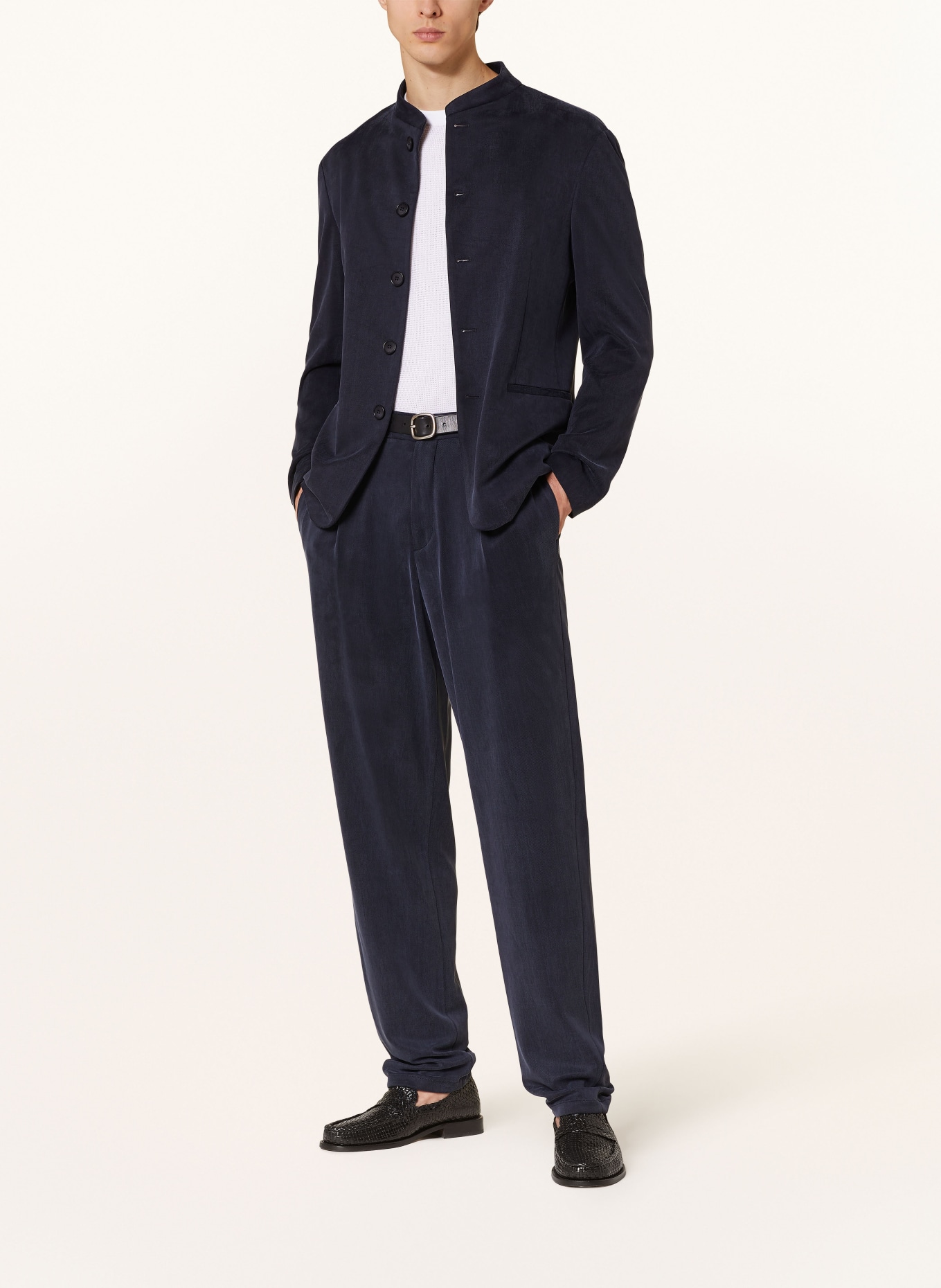GIORGIO ARMANI Suit trousers slim fit, Color: UB115 NIGHT BLUE (Image 2)