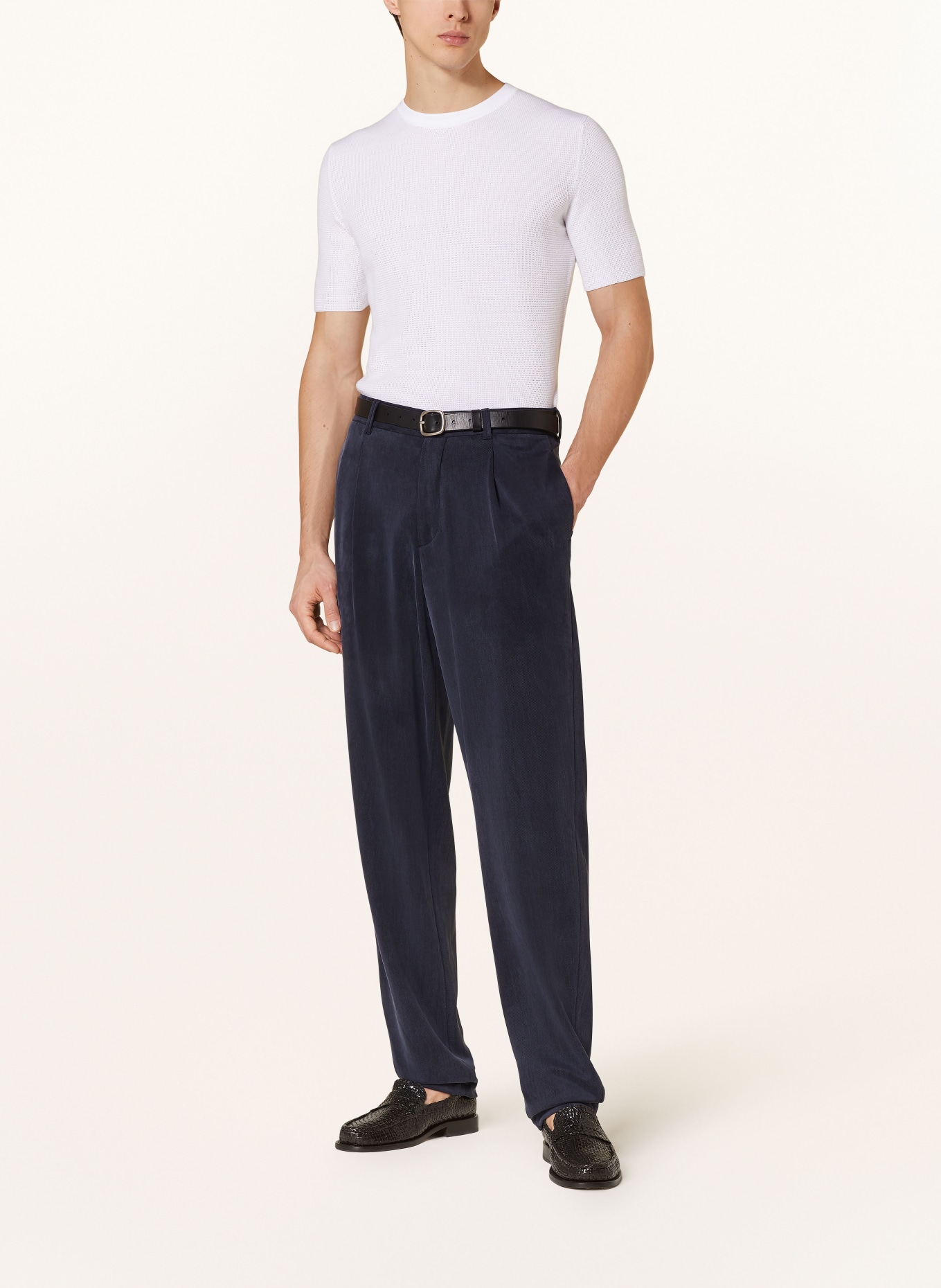 GIORGIO ARMANI Suit trousers slim fit, Color: UB115 NIGHT BLUE (Image 3)