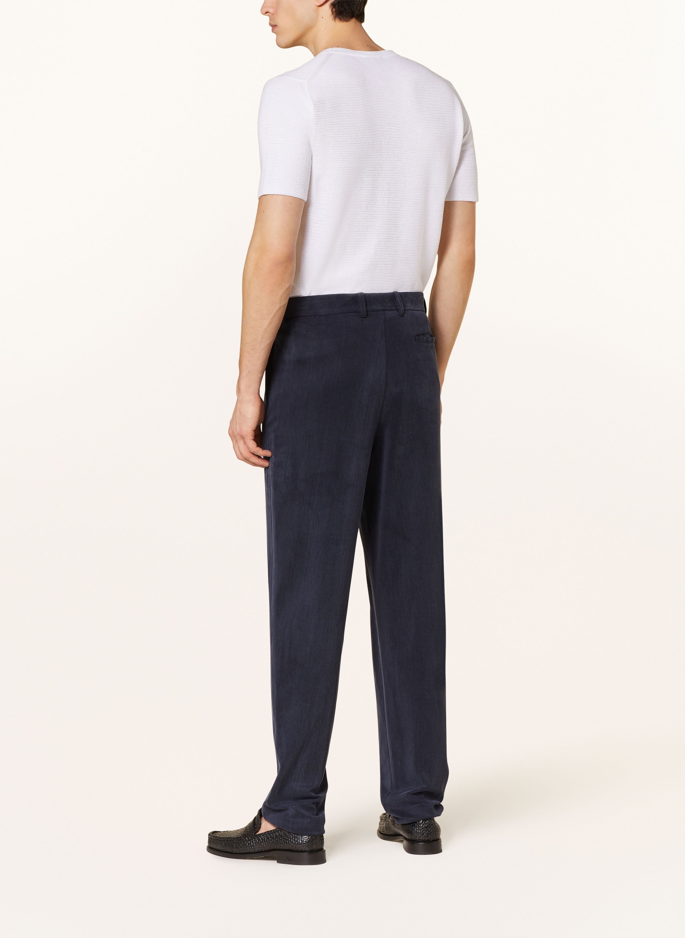 GIORGIO ARMANI Suit trousers slim fit, Color: UB115 NIGHT BLUE (Image 4)