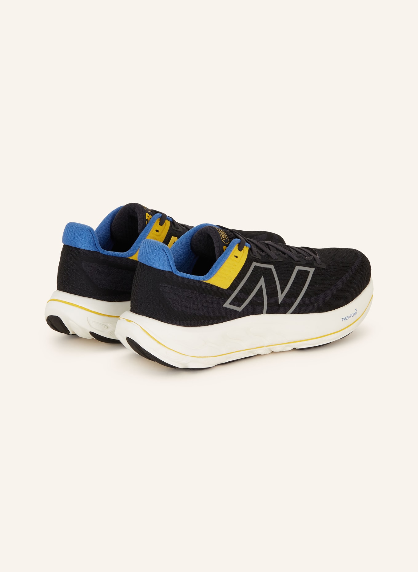 new balance Running shoes FRESH FOAM X VONGO V6, Color: BLACK/ BLUE/ YELLOW (Image 2)