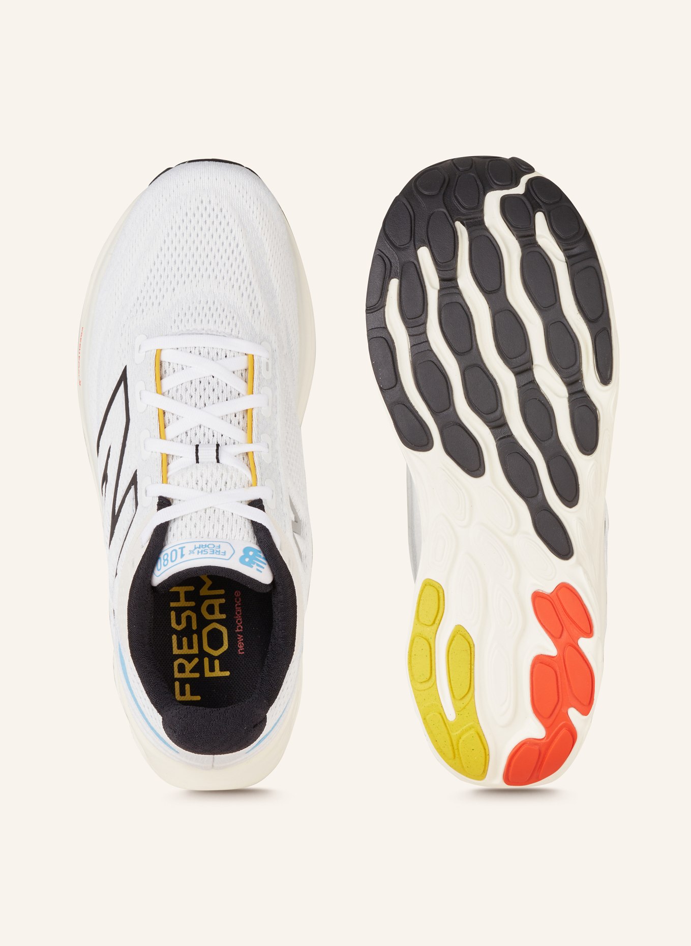 new balance Running shoes FRESH FOAM X 1080 V13, Color: WHITE/ BLACK (Image 5)