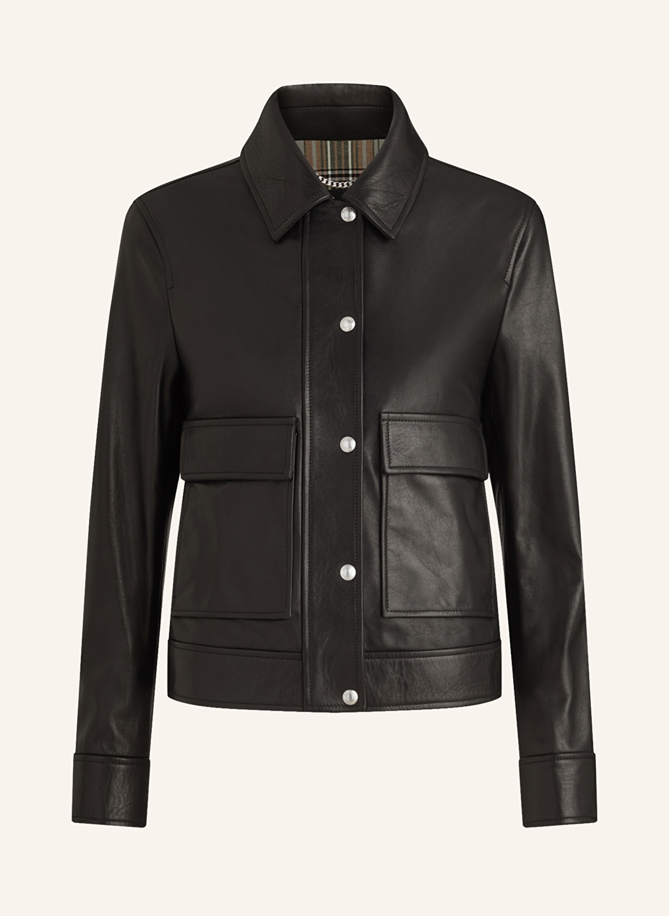 BELSTAFF Leather jacket BRIAR, Color: BLACK (Image 1)