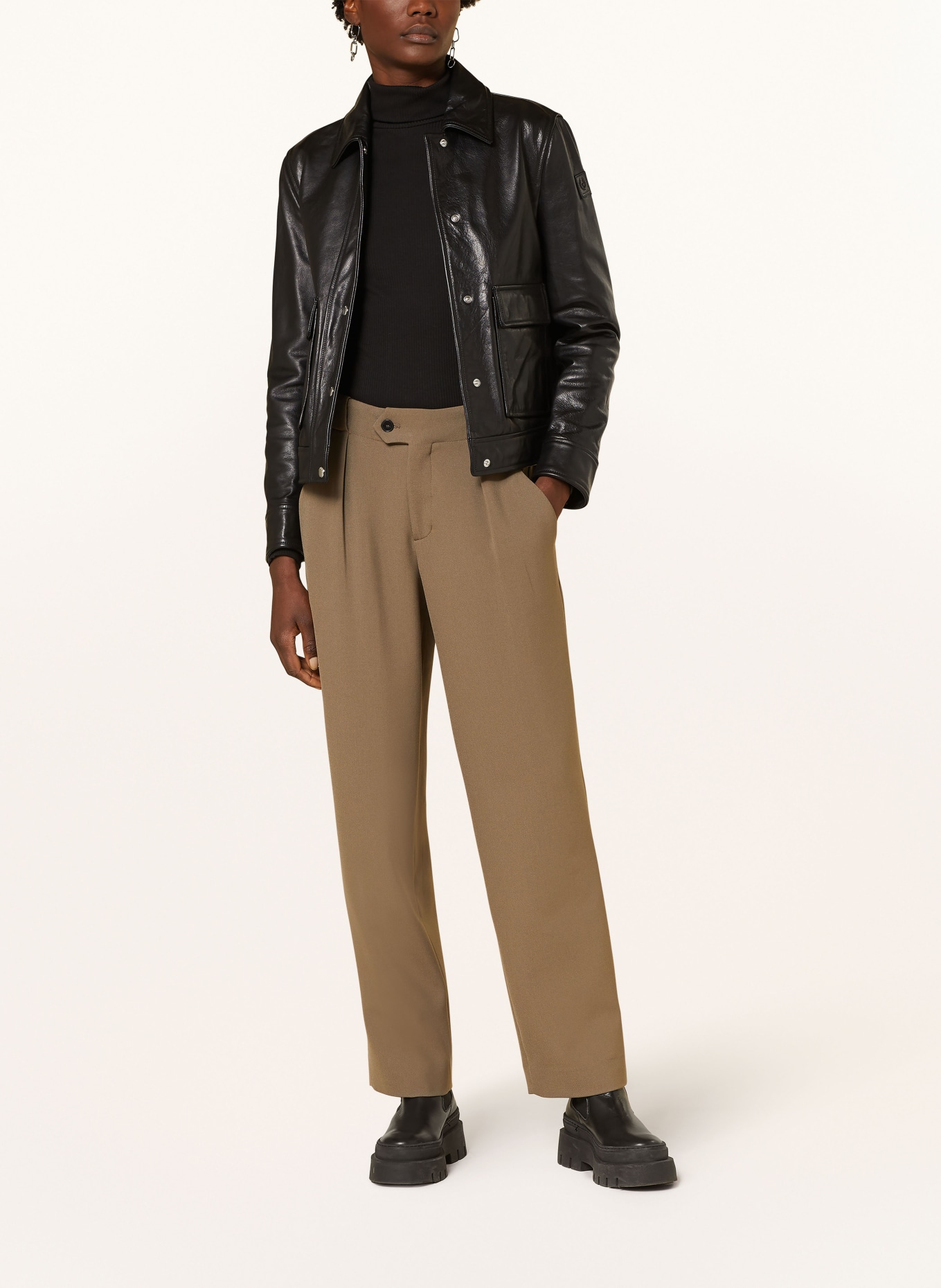 BELSTAFF Leather jacket BRIAR, Color: BLACK (Image 2)