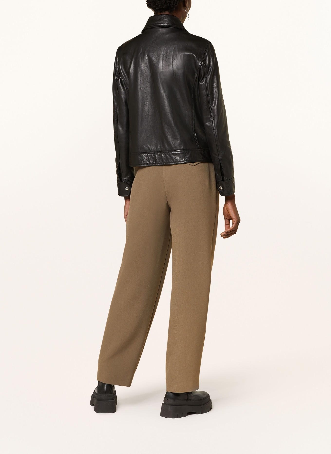 BELSTAFF Leather jacket BRIAR, Color: BLACK (Image 3)