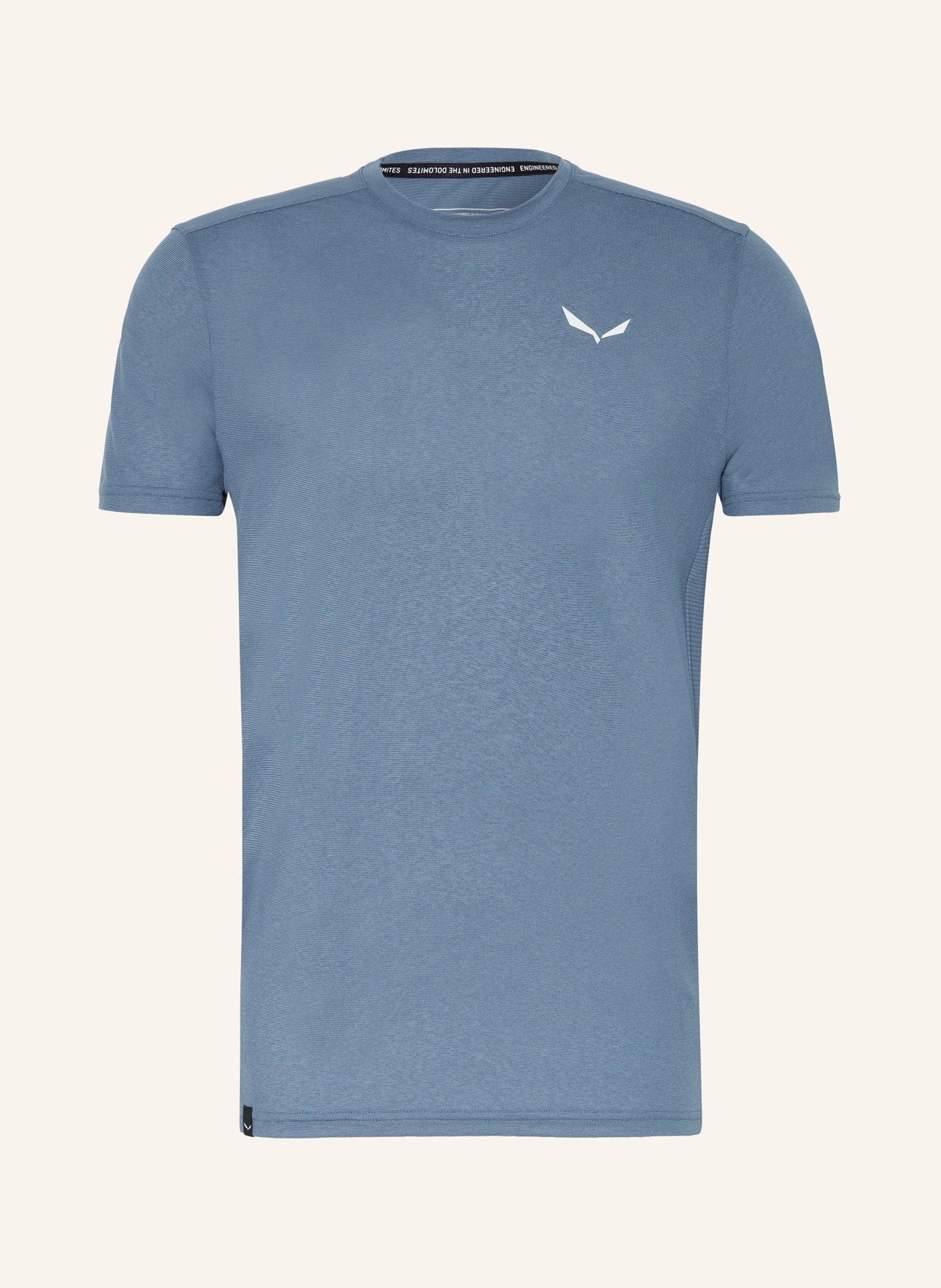 SALEWA T-shirt PUEZ HYBRID DRY'TON, Color: BLUE GRAY (Image 1)